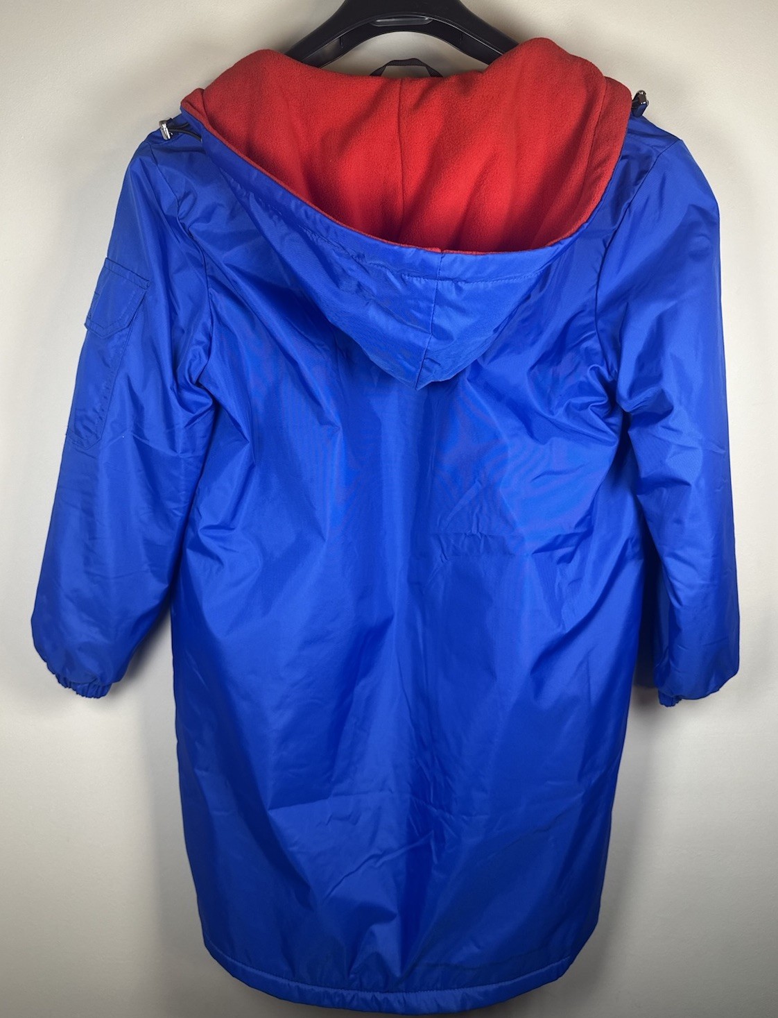 Adoretex Swim Parka – Youth Large – Unisex – Royal/Red – 100% Nylon
