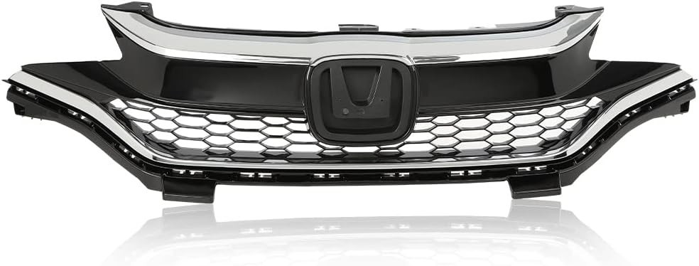 Front Upper Bumper Grille Compatible with Honda Fit 2018 2019 2020 71121-T5R-A5