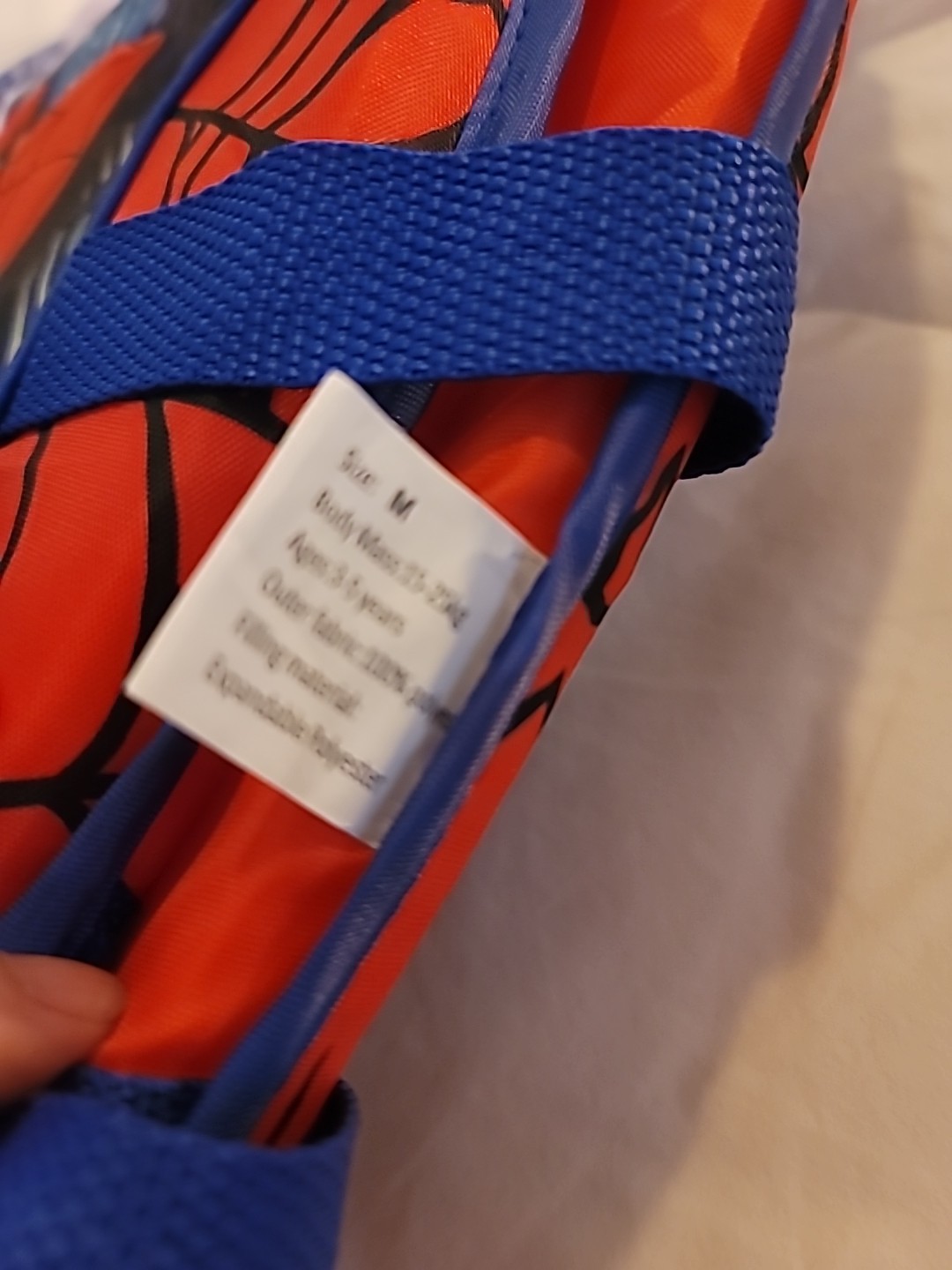 Childs 3 To 5 Years Flotation spider Man Vest M 15 To 25 Kg