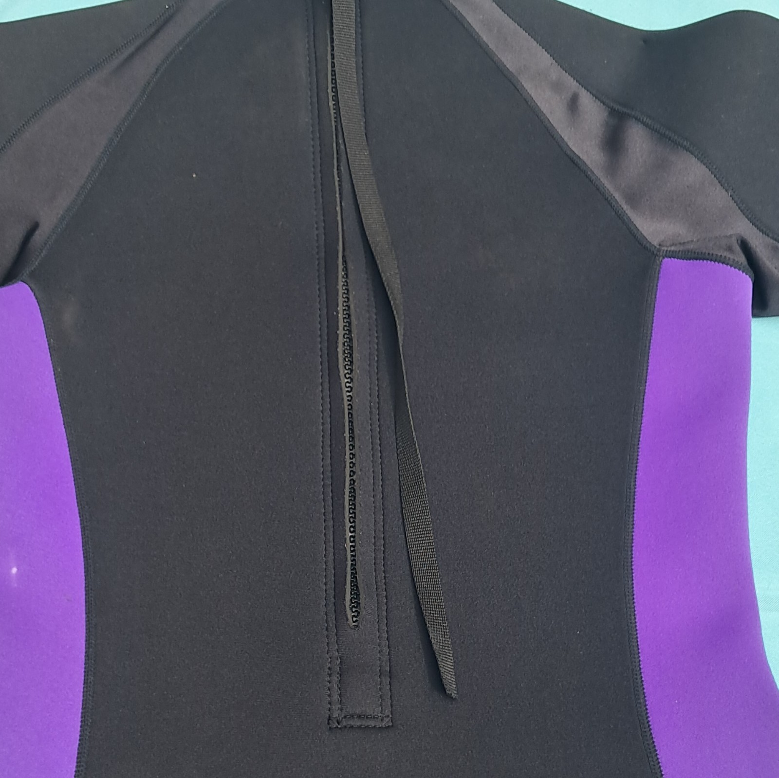 Stearns Woman’s Wetsuit Neoprene Shorty Black/Purple Size M Made in Thailand
