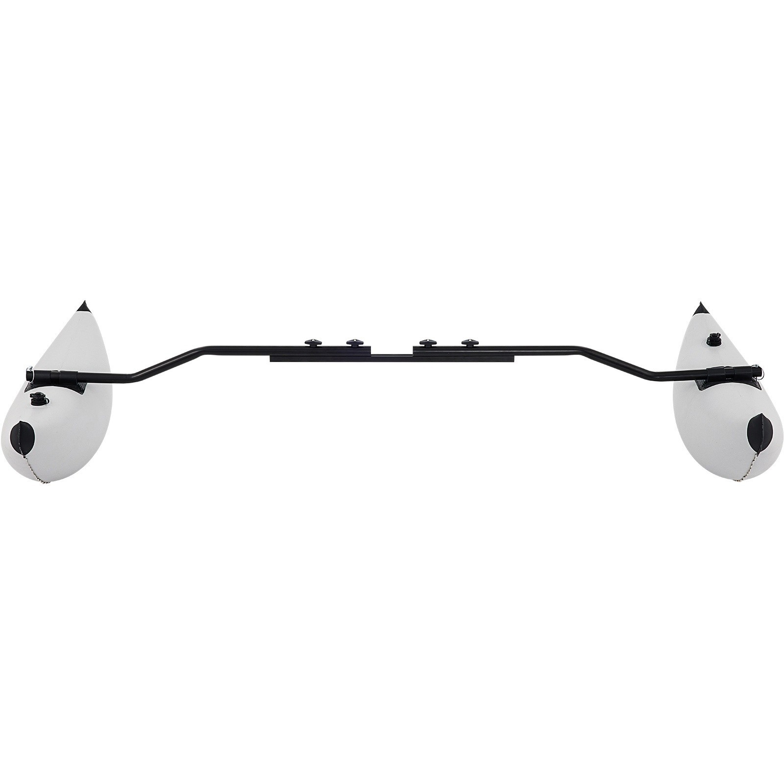 Kayak Outrigger Stabilizer, PVC Inflatable Outrigger Float w/ Sidekick Arms Rod