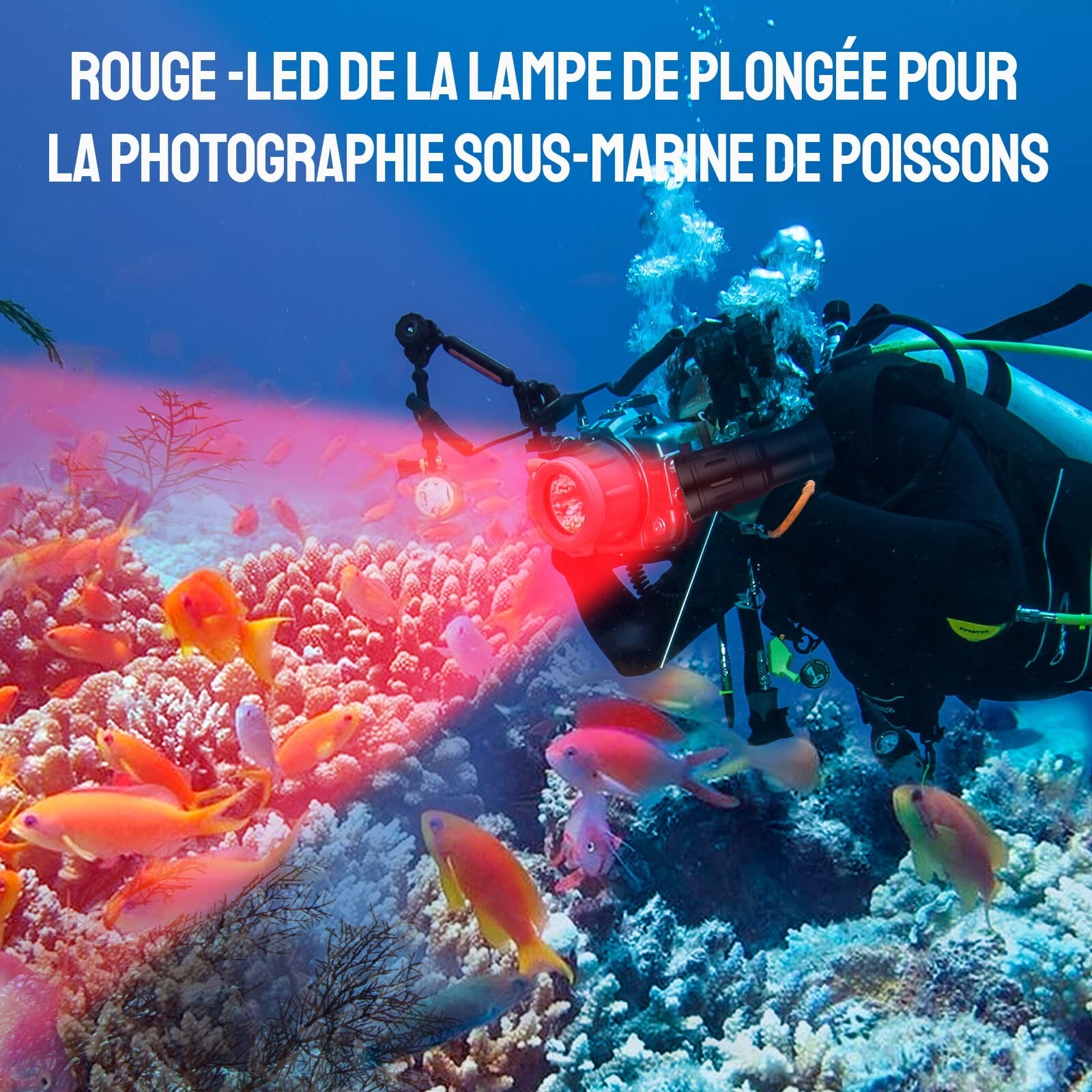 TrustFire DF35 Scuba Diving Light 2350 Lumen Dive Light 100m Snorkeling Light