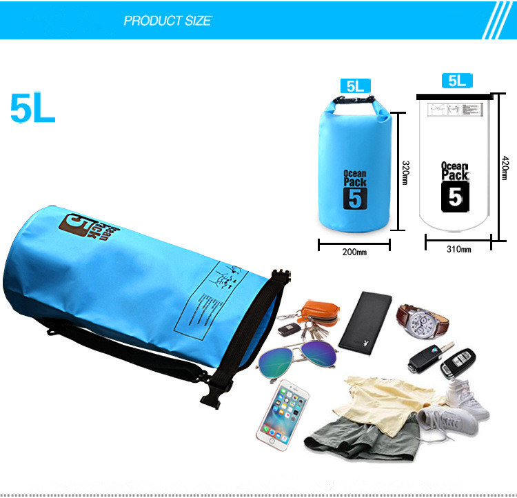 Floating Waterproof Dry Bag 10L/20L/30L, Roll Top Dry Sack Keeps Gear Dry Bags