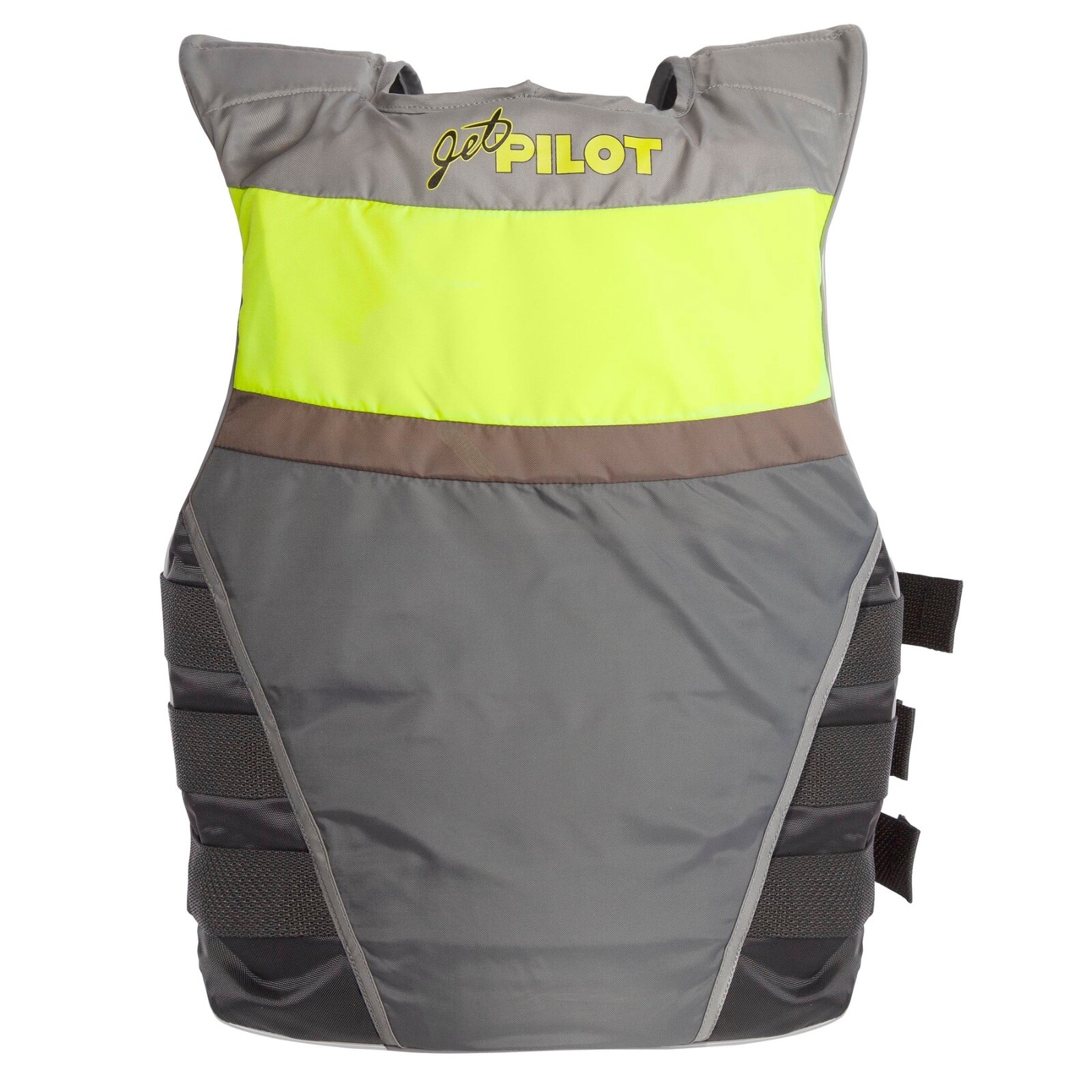 JETPILOT Vintage Nylon CGA 3-Buckle PFD Blue Gray Orange PFD Life Vest JP23212