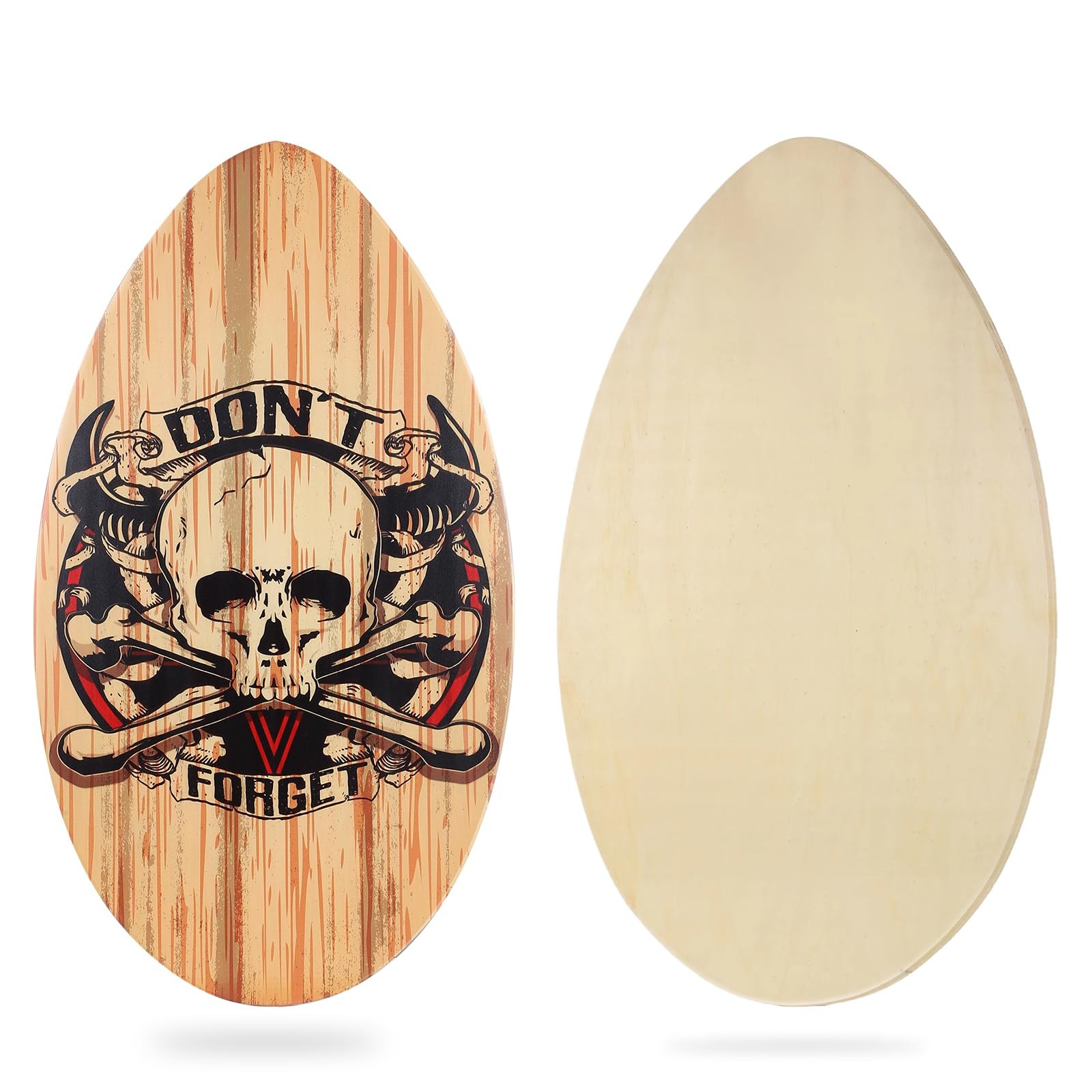 Hqo Lovl 35 Inch Skim Board For Kids Adults Wooden Skim Boards High Gloss Coat