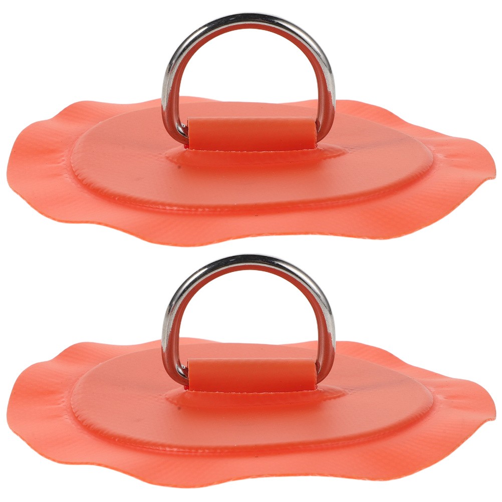 2 Pcs Kayak Buckle Inflatable Accessories Boat D Ring Boats Rings Patch