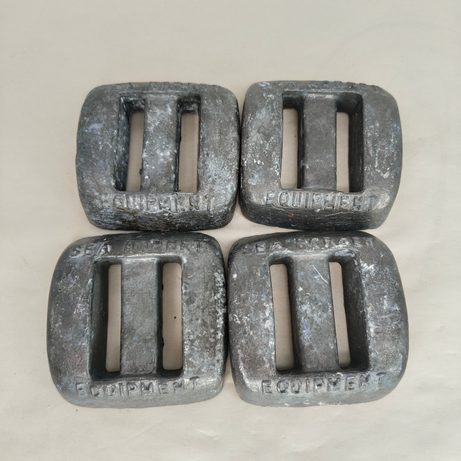 2lb Lead Dive Weights Sea Hornet Set Of 4, 10 Pounds