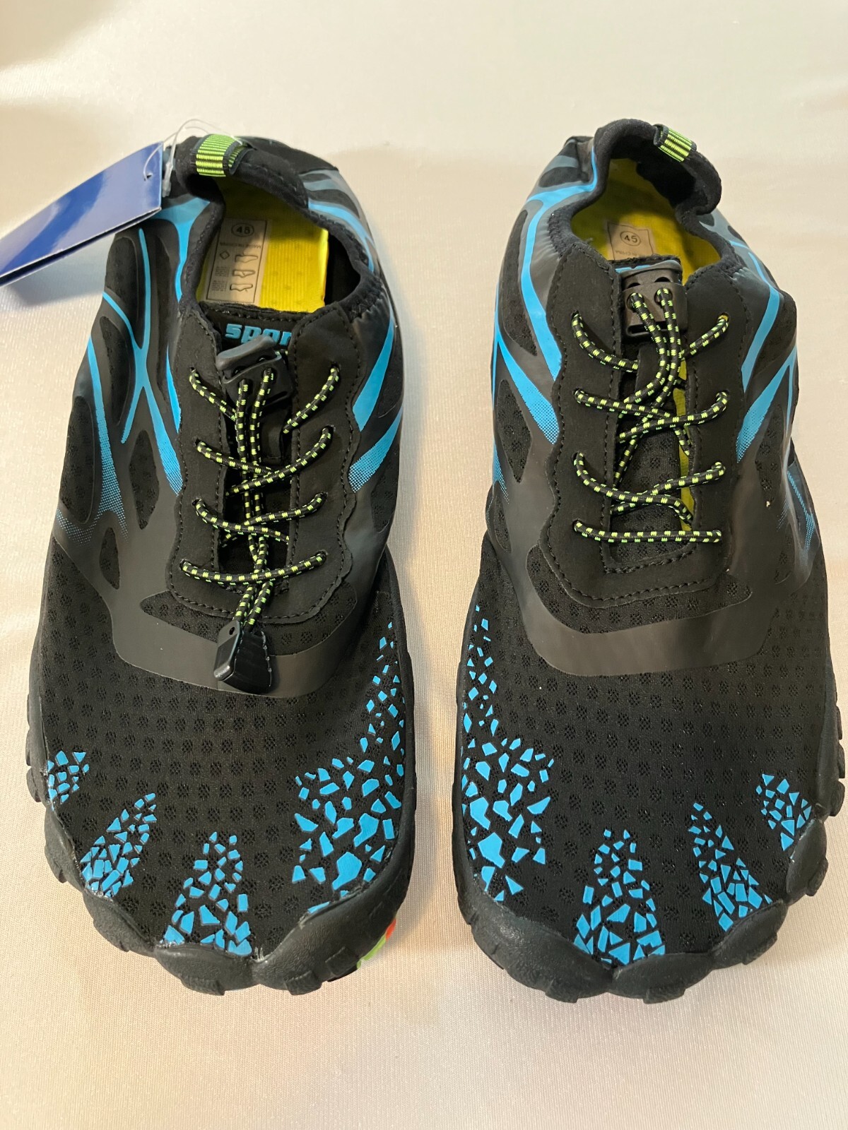 Water Shoes Mens 12-13 Womens 13-14 Aqua Beach Swim Barefoot Quick Dry NWT