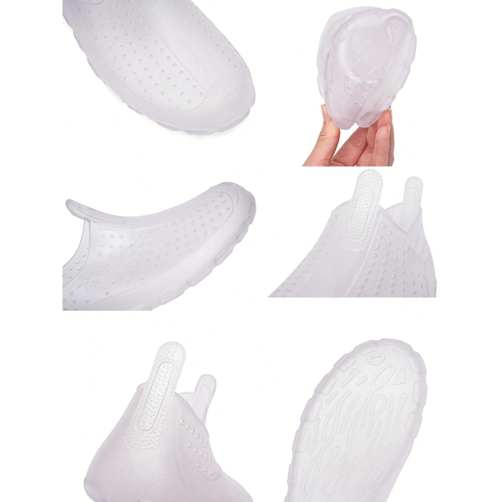 Transparent Water Shoes Non-Slip Beach Swim Aqua Shoes Quick Dry Outdoor Sports