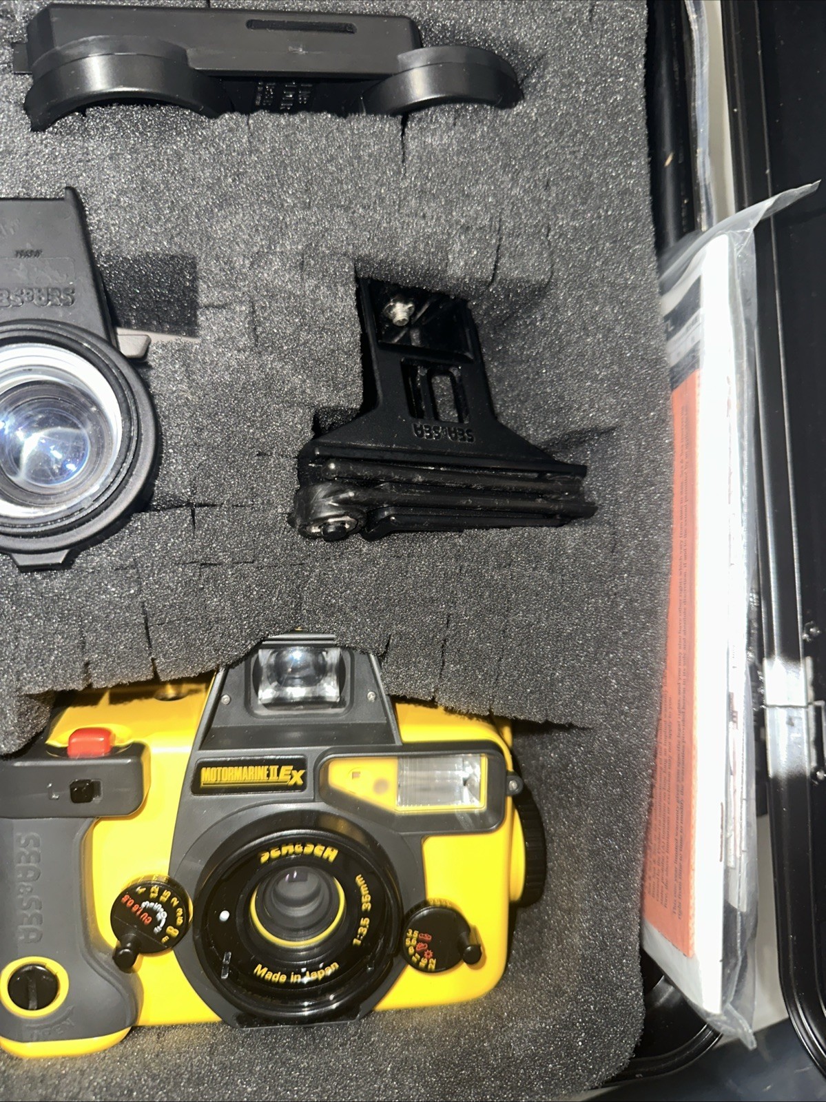 Sea & Sea Motor Marine II Ex With 2 Strobes 2 Lenses In Case