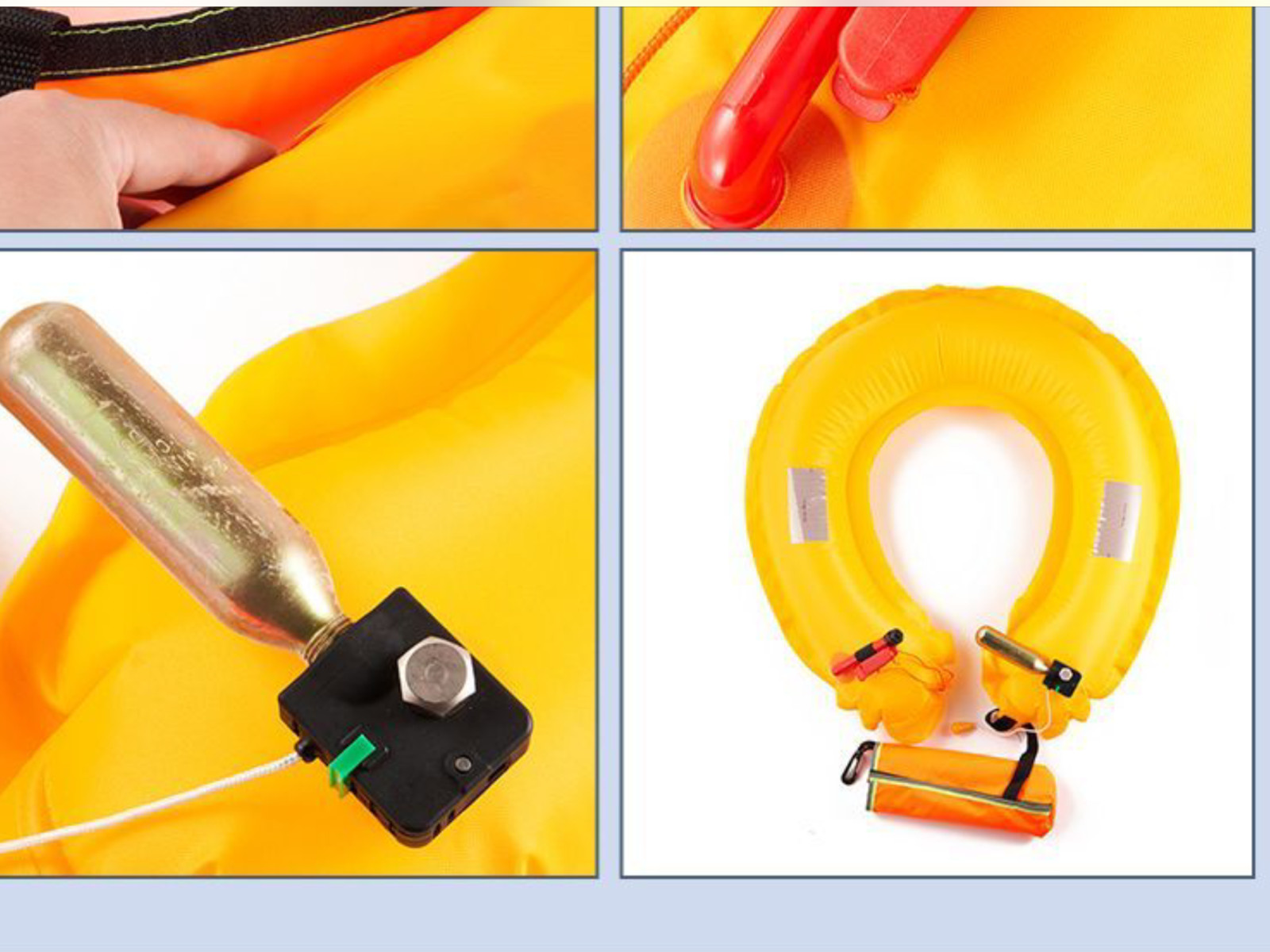 Falling Water Protection Lifebuoy Automatic Inflatable Portable Self-Rescue Life