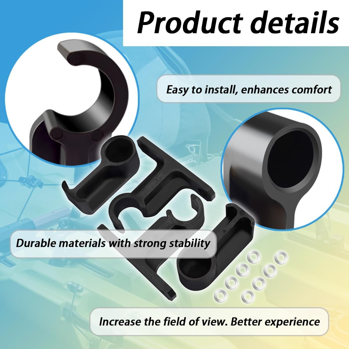Kayak Seat Risers(Increases the Seat Height by 2 Inches) Compatible with Lifetim