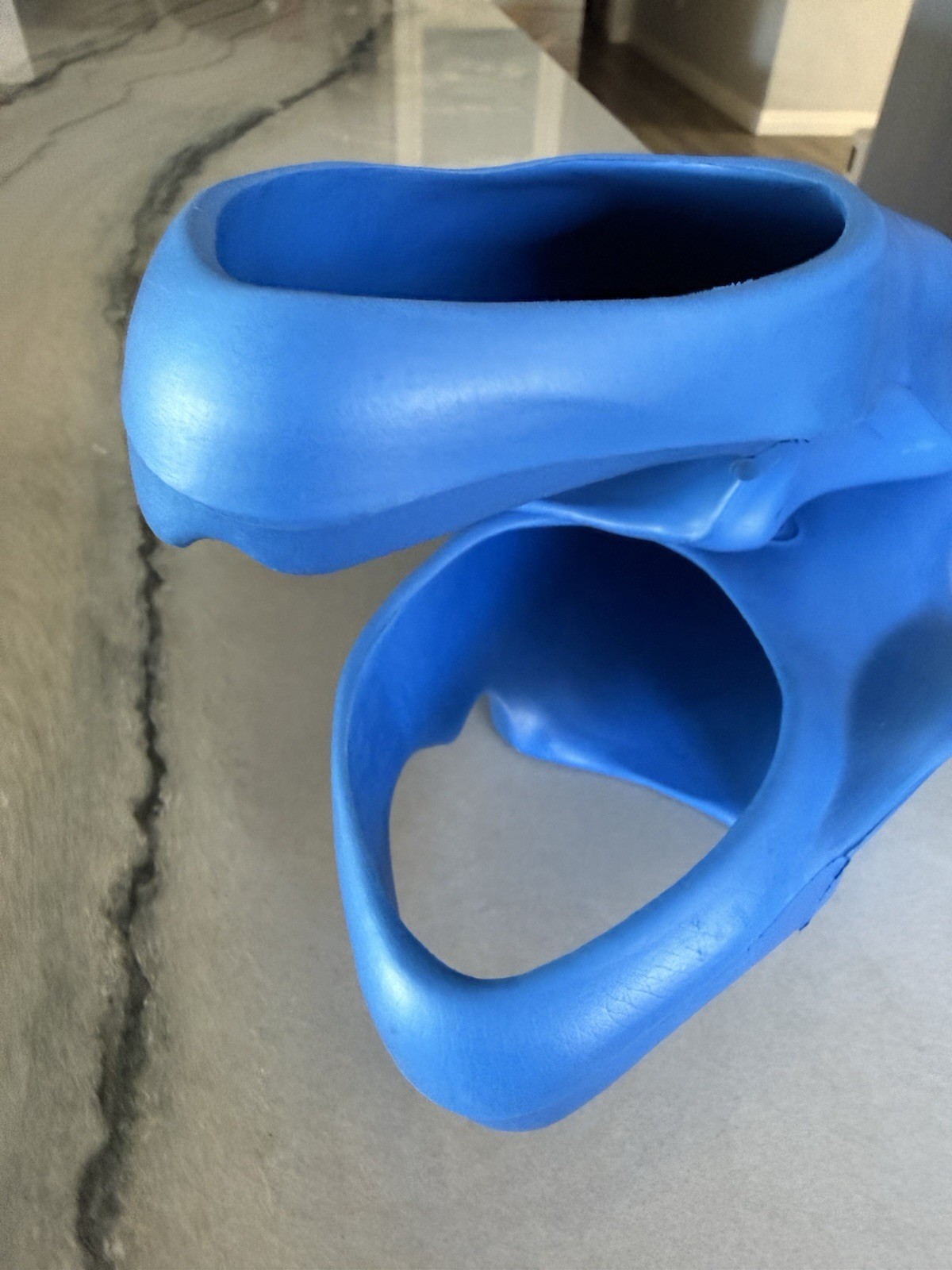 Aqua Sphere Alpha Fins Swim Fitness Training Fins EVA Foam Blue Large 10-11.5
