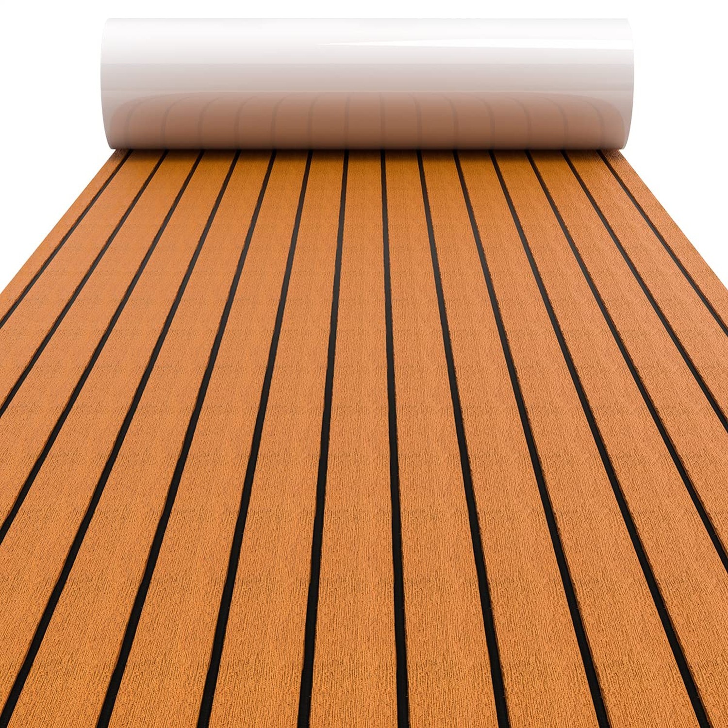 WOOWAVE EVA Foam Boat Flooring Decking Sheet Marine Mat Non-Slip and Self-Adh…