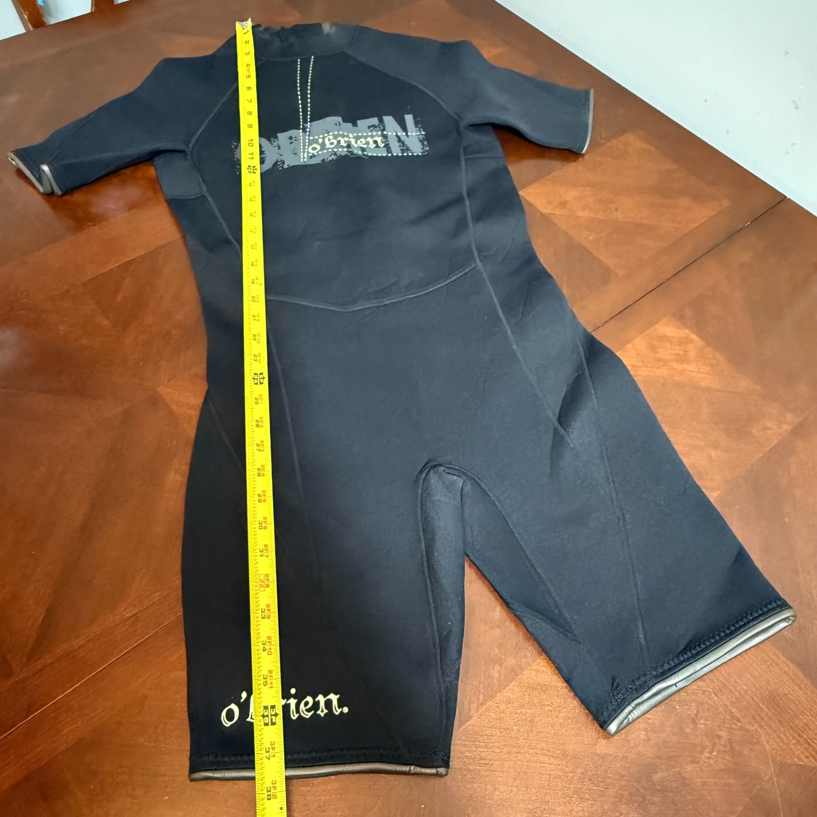 O’Brien Mens L Shorty Wetsuit Neoprene Black Surf Diving Swim Suit Thailand