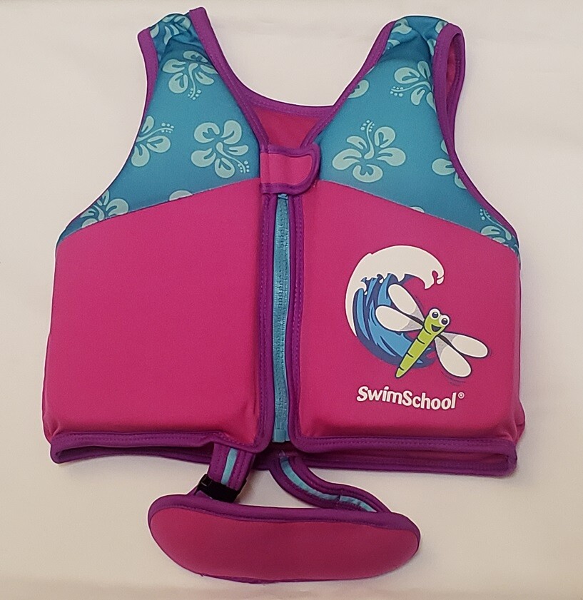 SwimSchool New & Improved Swim Trainer Vest, Flex-Form Design, Up to 33 Lbs