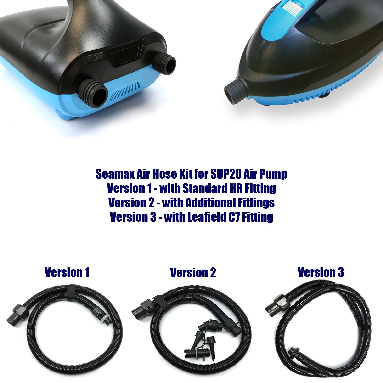 Nylon Air Hose Kit 20PSI for SUP Electric Air Pump Inflatable Accessory