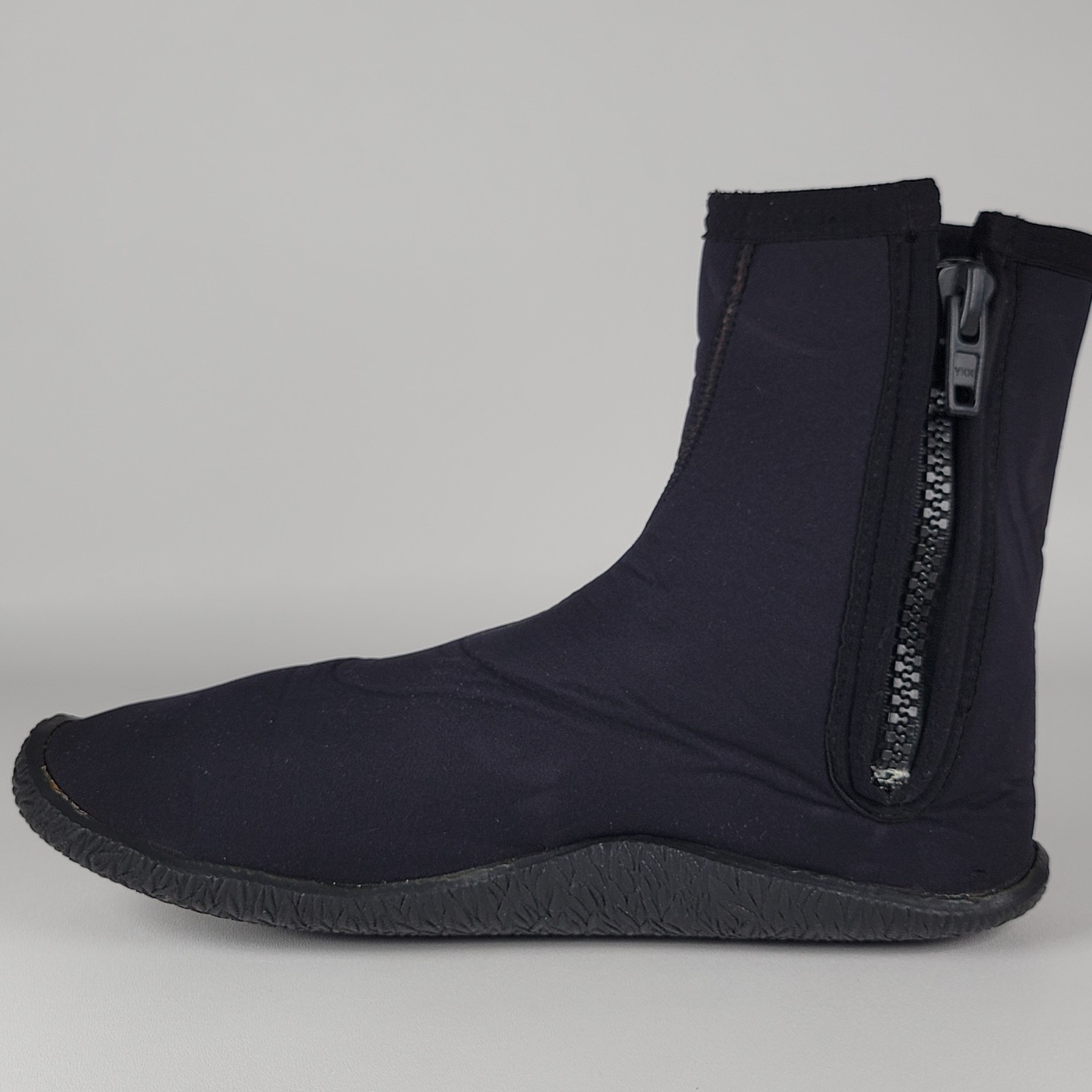 Deep Sea Black Zip Up Scuba Shoes Size 14