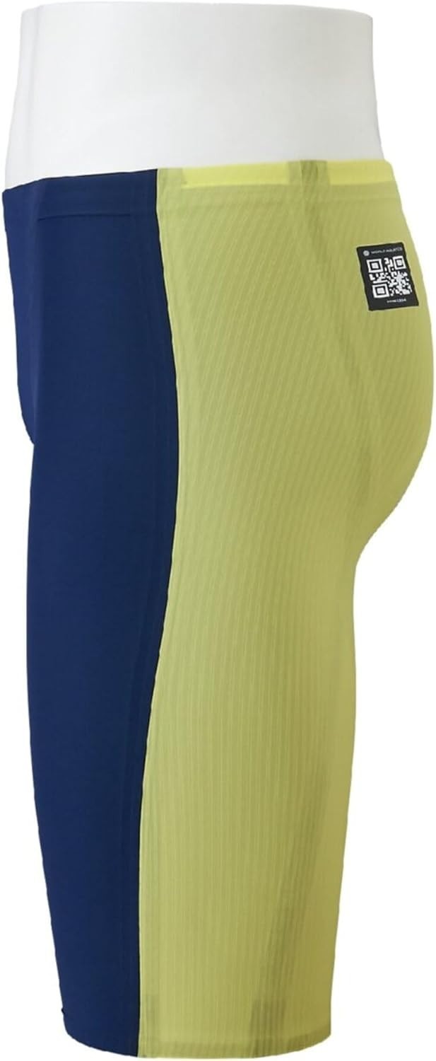 Mizuno Men’s Swimsuits GX SONIC ROYAL PW ‎N2MBD001 Navy/Yellow Nylon 2026 NEW