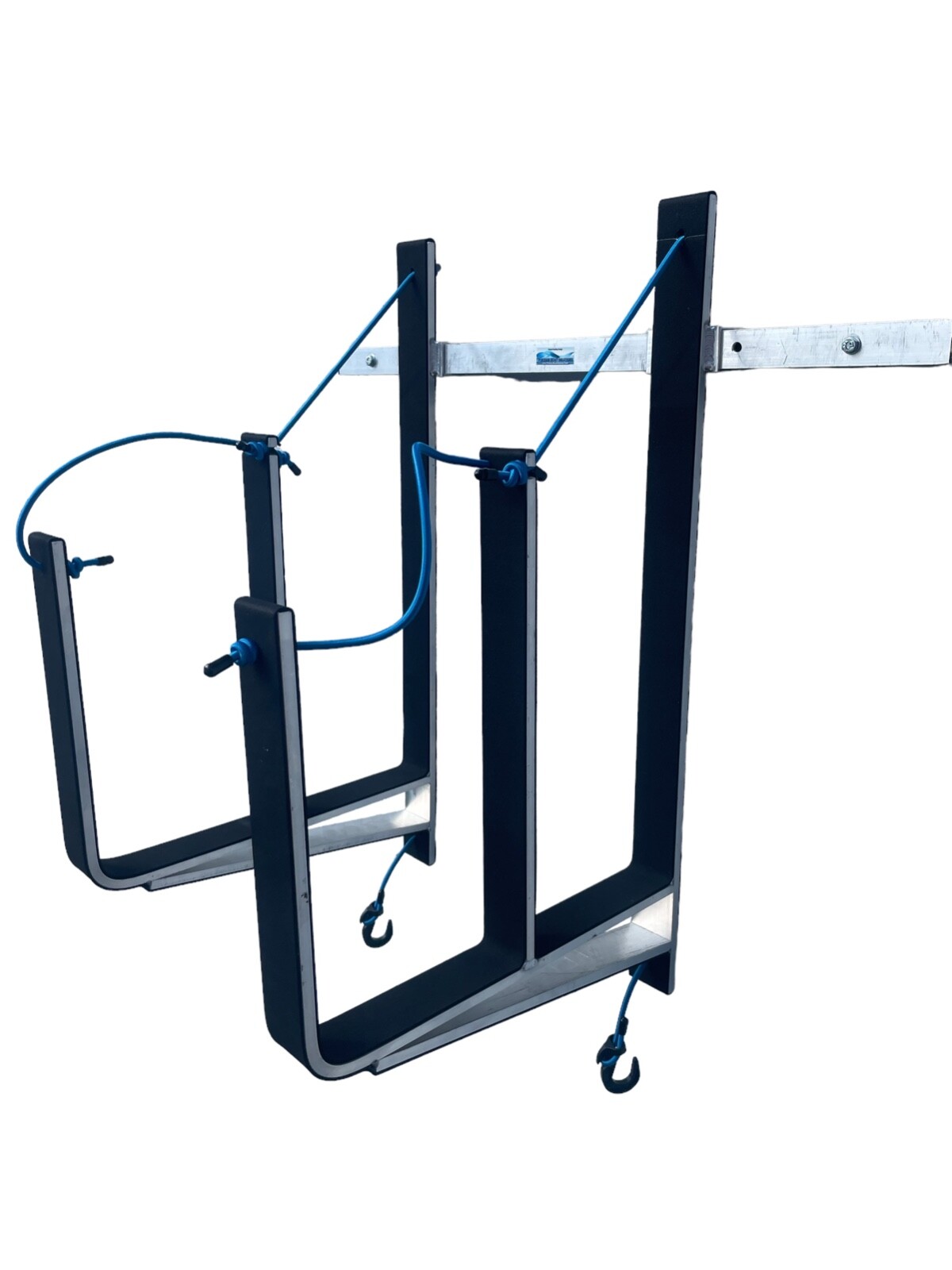 Pontoon Boat Dual Wake/Paddle Board Solution w/Storage Rack