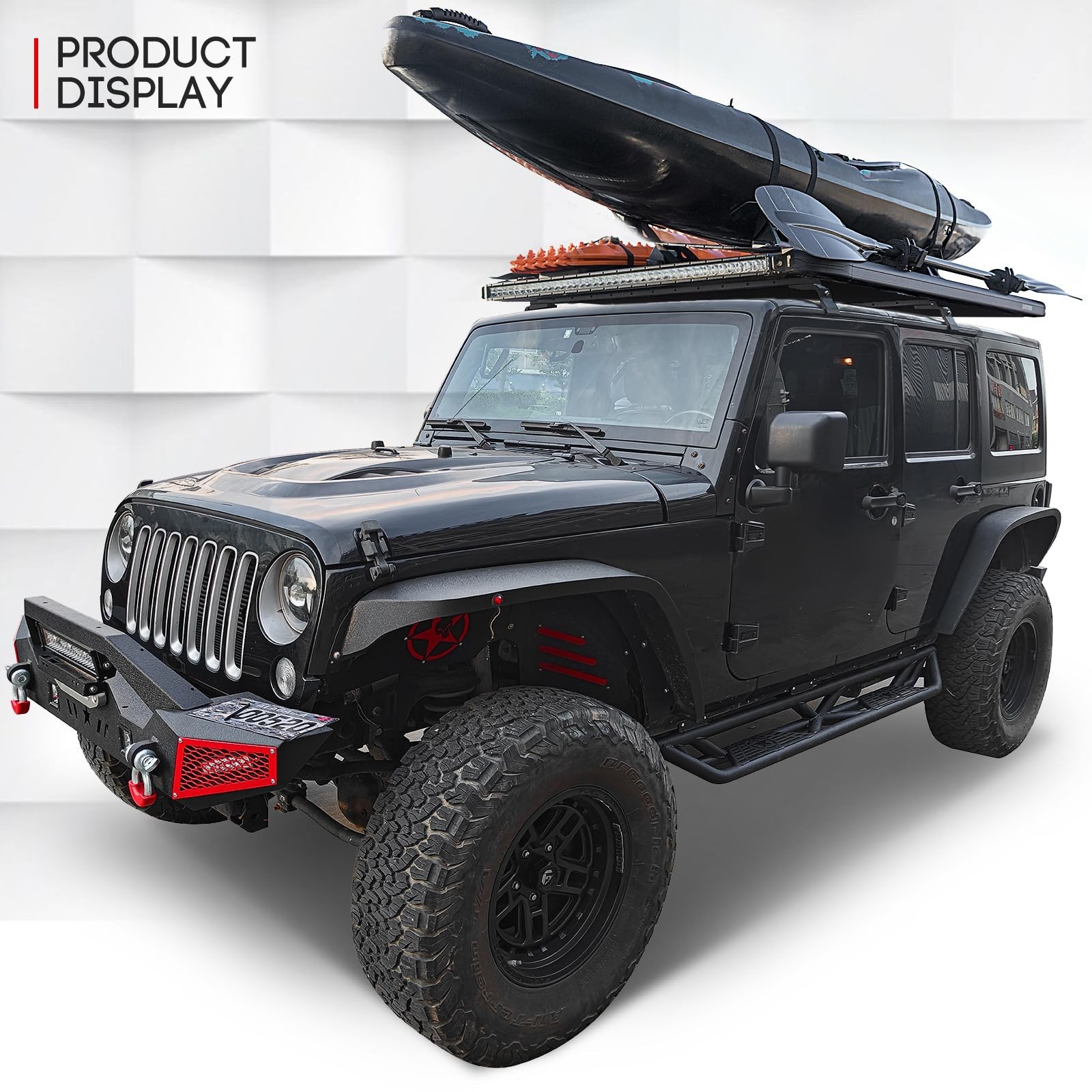 Steel Maximum Load 300 lbs Roof Rack Bars Kayak Cargo Carriers Crossbar roof …