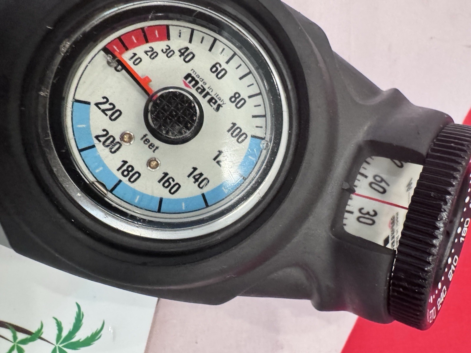 MARES SCUBA 3 GAGUE CONSOLE WITH CPG, PLUS DEPTH GAGUE AND COMPASS!