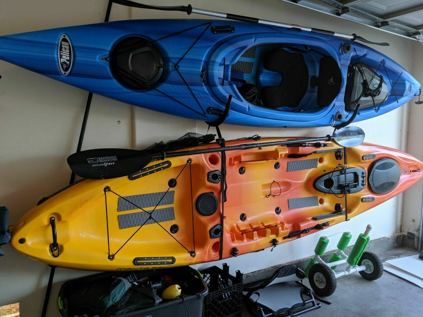 4 X Storage Wall Mount Rack Holder SUP Paddleboard Surfboard Wakeboard Snowboard