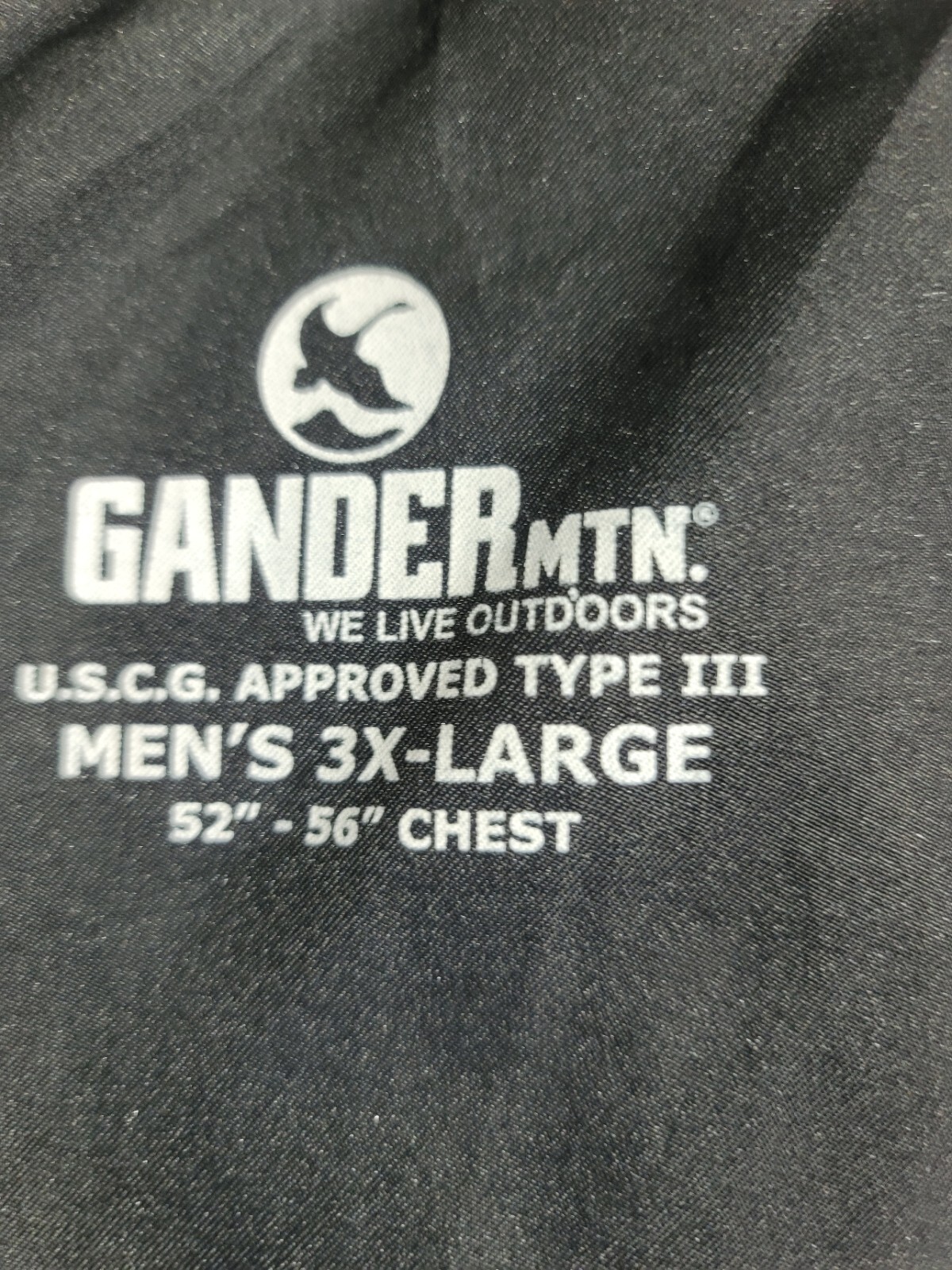 Gander MountainType III PFD Adult XXX Large Life Jacket Ski Vest