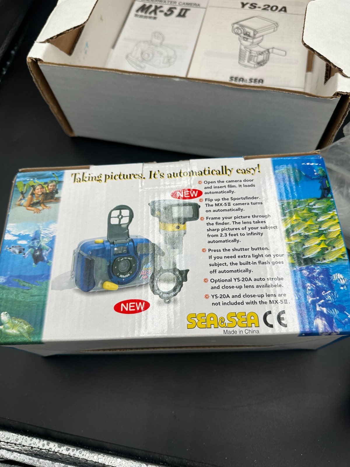 SEA & SEA MX-5 II Underwater Camera w/ YS-20A Strobe Open Box Complete Kit