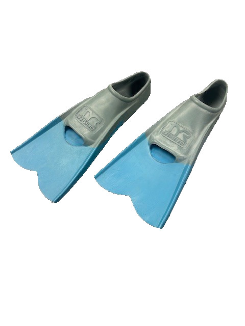 TYR Crossblade Swim Fins Blue/Gray Size 26-29