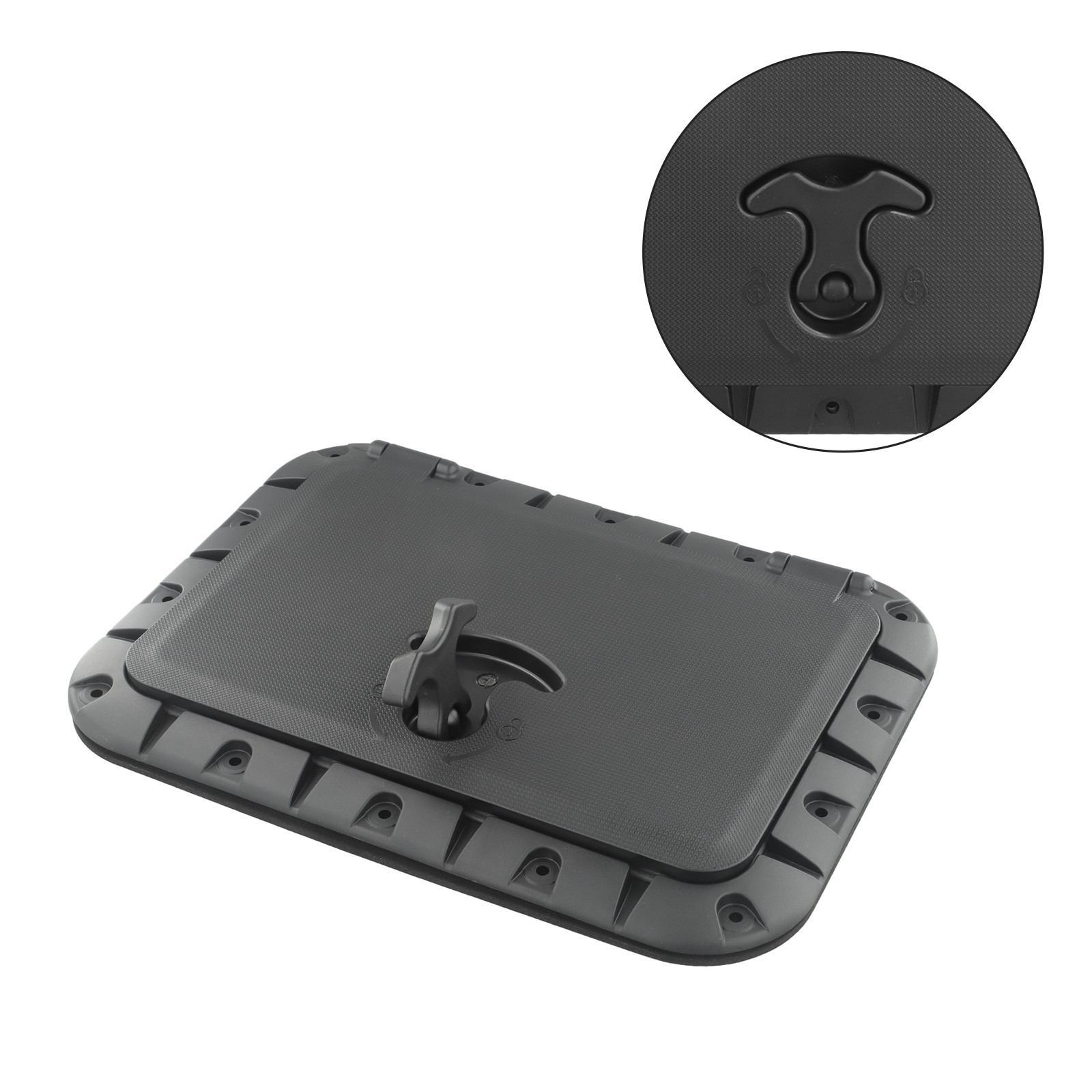 1piece Marine Deck Plate Square Hatch for pull Out Handle Hatch For