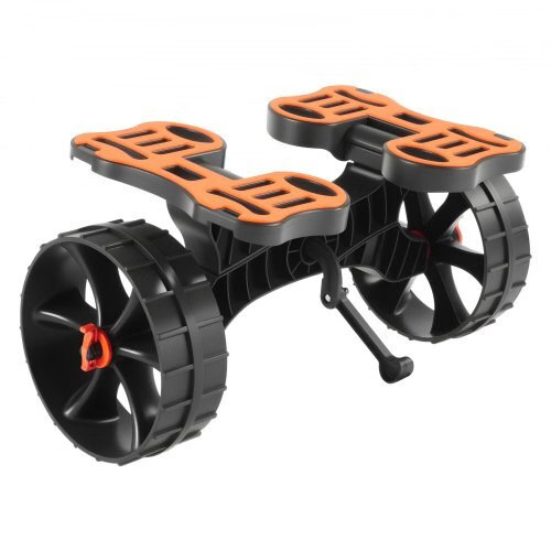 Kayak Cart, 300 lbs Load Capacity, Foldable Kayak Trolley with 10-inch Solid Rub