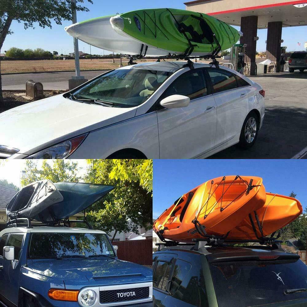 Folding Canoe Boat Kayak Roof Rack Car SUV Truck Top Mount Carrier J Cross Bar