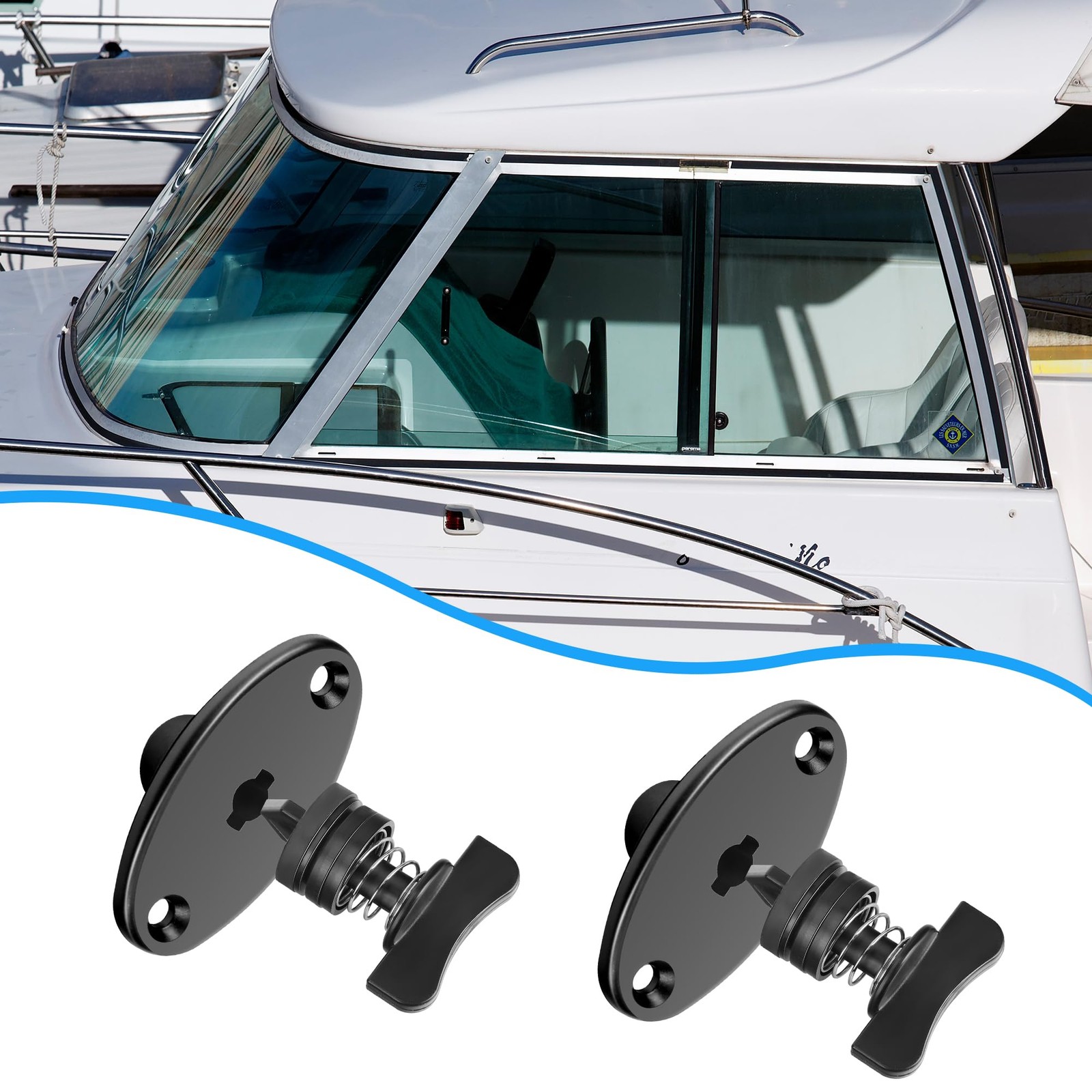 RunNico 4 Set Boat Windshield Fastener, Clips for Boats…