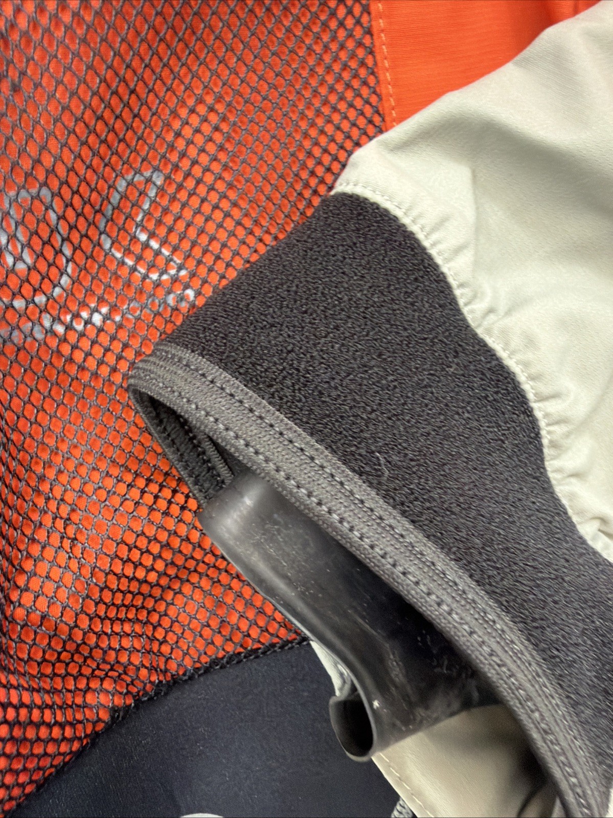 Peak X3 UK Whitewater Kayaking CagouleJacket Orange Grey Waterproof 1/2 Zip EUC