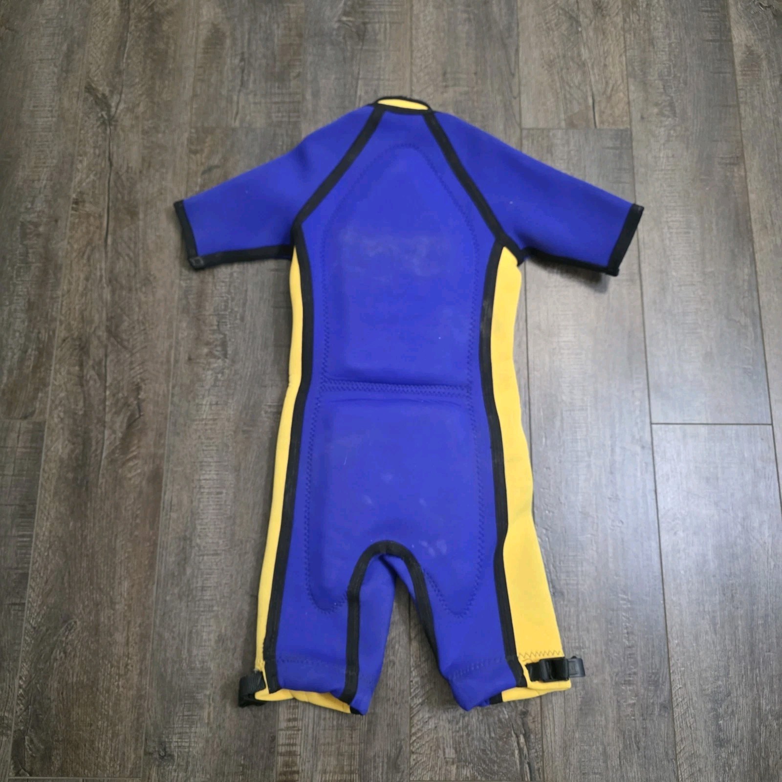 Gladiator Wetsuit Size 10 Youth Junior Kids Boys Blue Yellow w/ Flotation