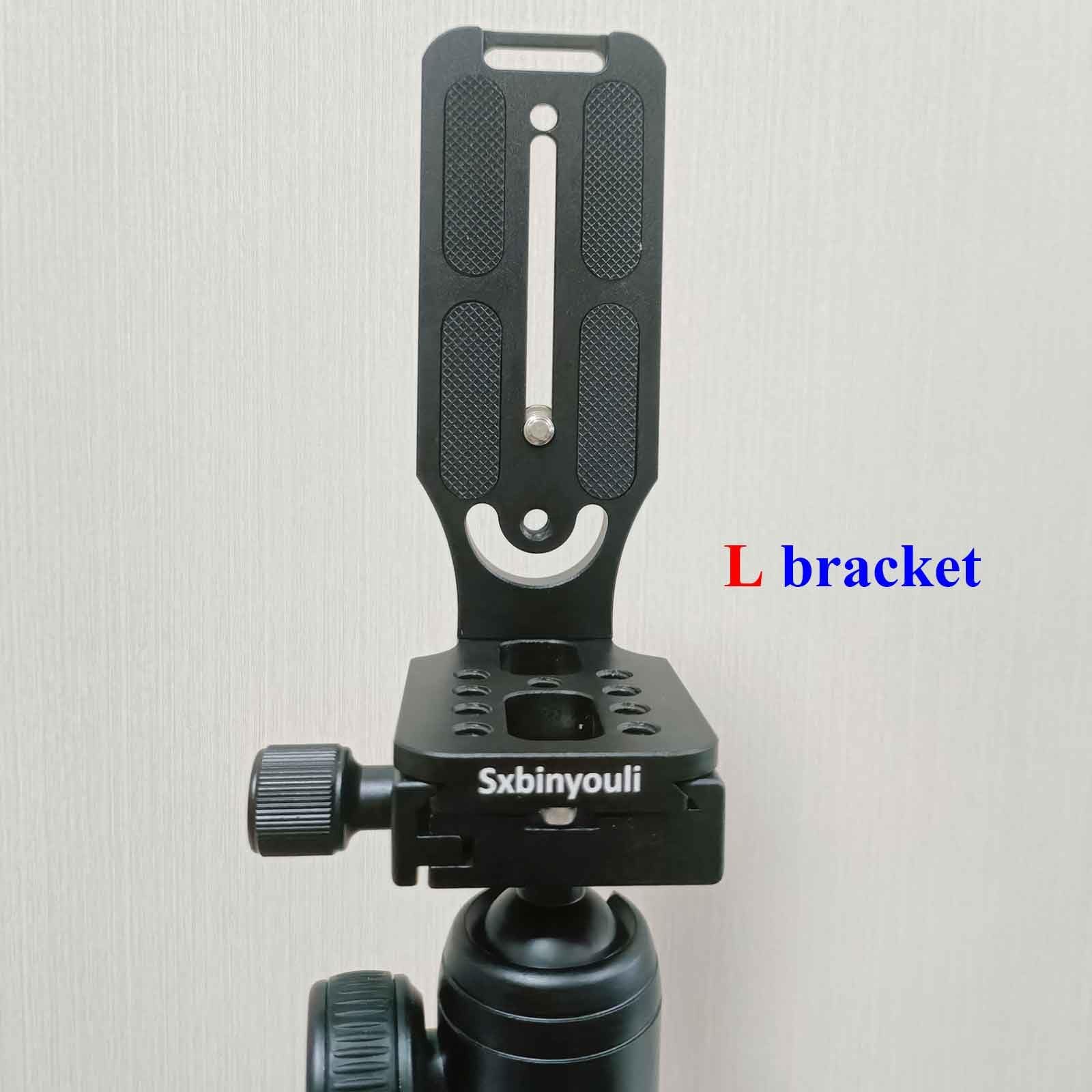 DSLR Camera L Bracket,Vertical Mount,Quick Release Plate for Black
