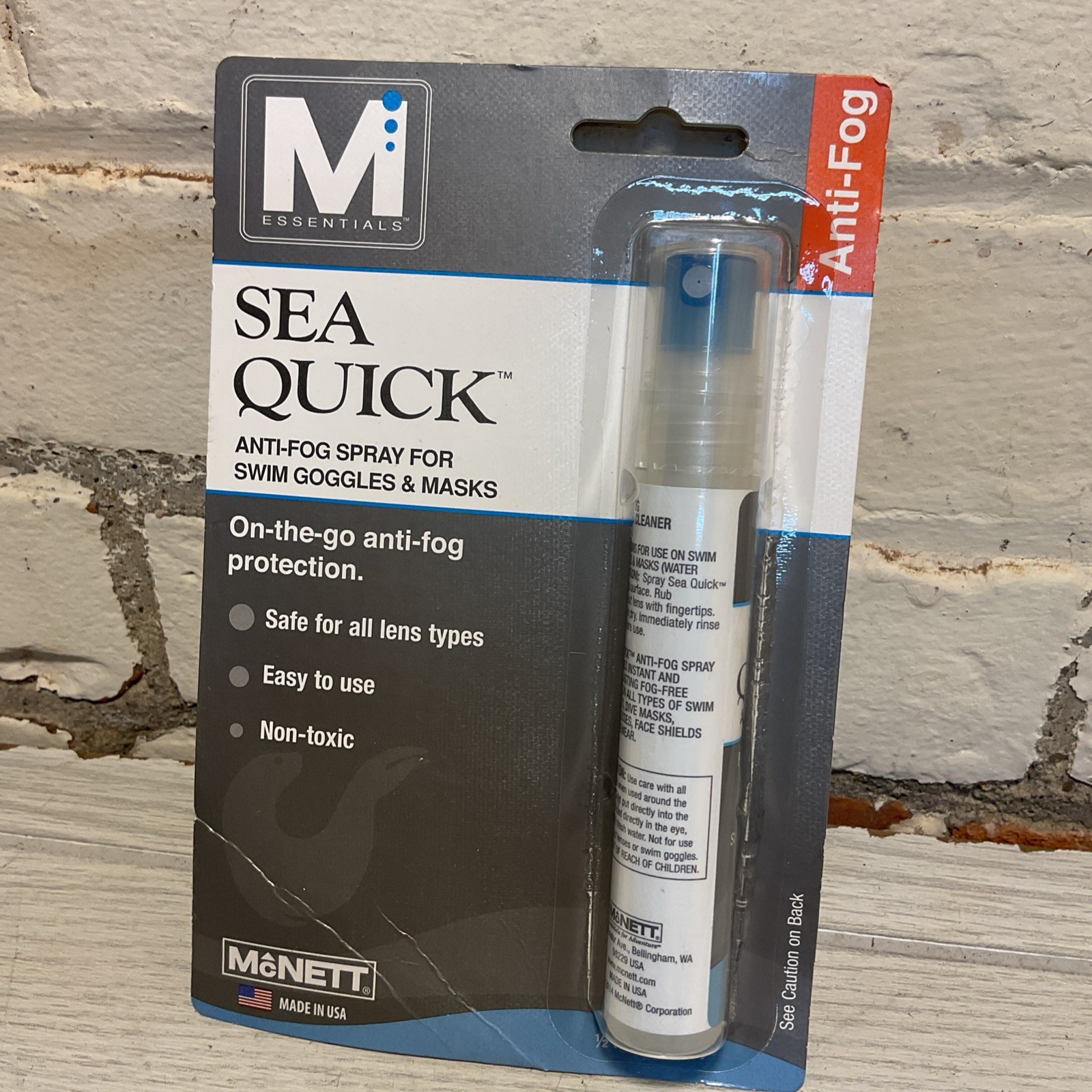 Sea Quick Anti-Fog 1/2 Fl. oz. (15 Ml) Spray Dive Gear Swim Masks And Goggles