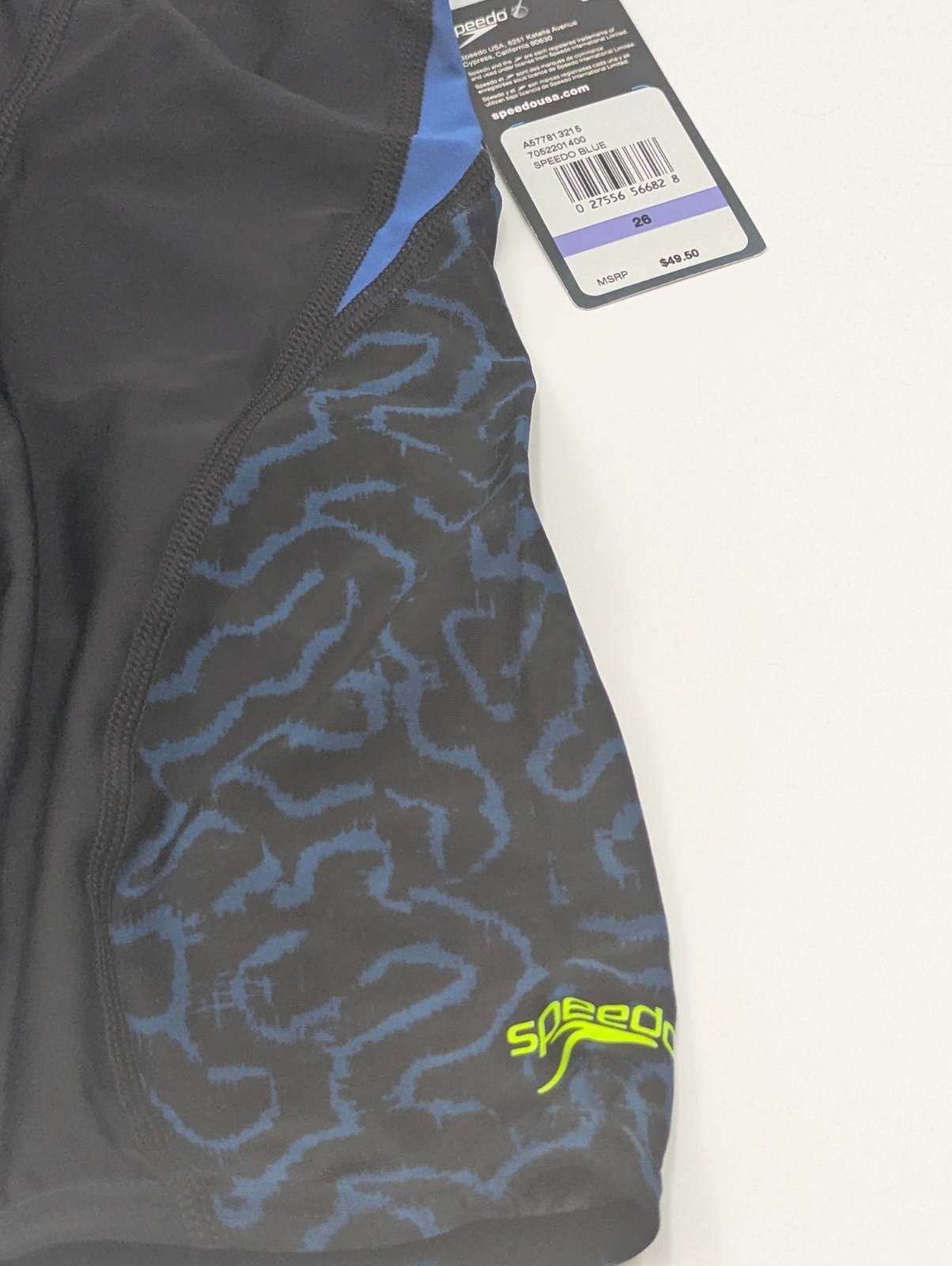 Speedo Boys Youth Size 26 Competitive Jammer Pro LT Swim Suit Race Maze NWT