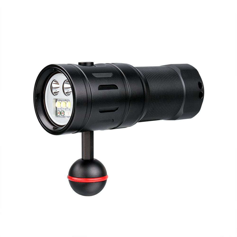 Trustfire 2350Lumen LED Diving Light Underwater 100M Scuba Flashlight For Video