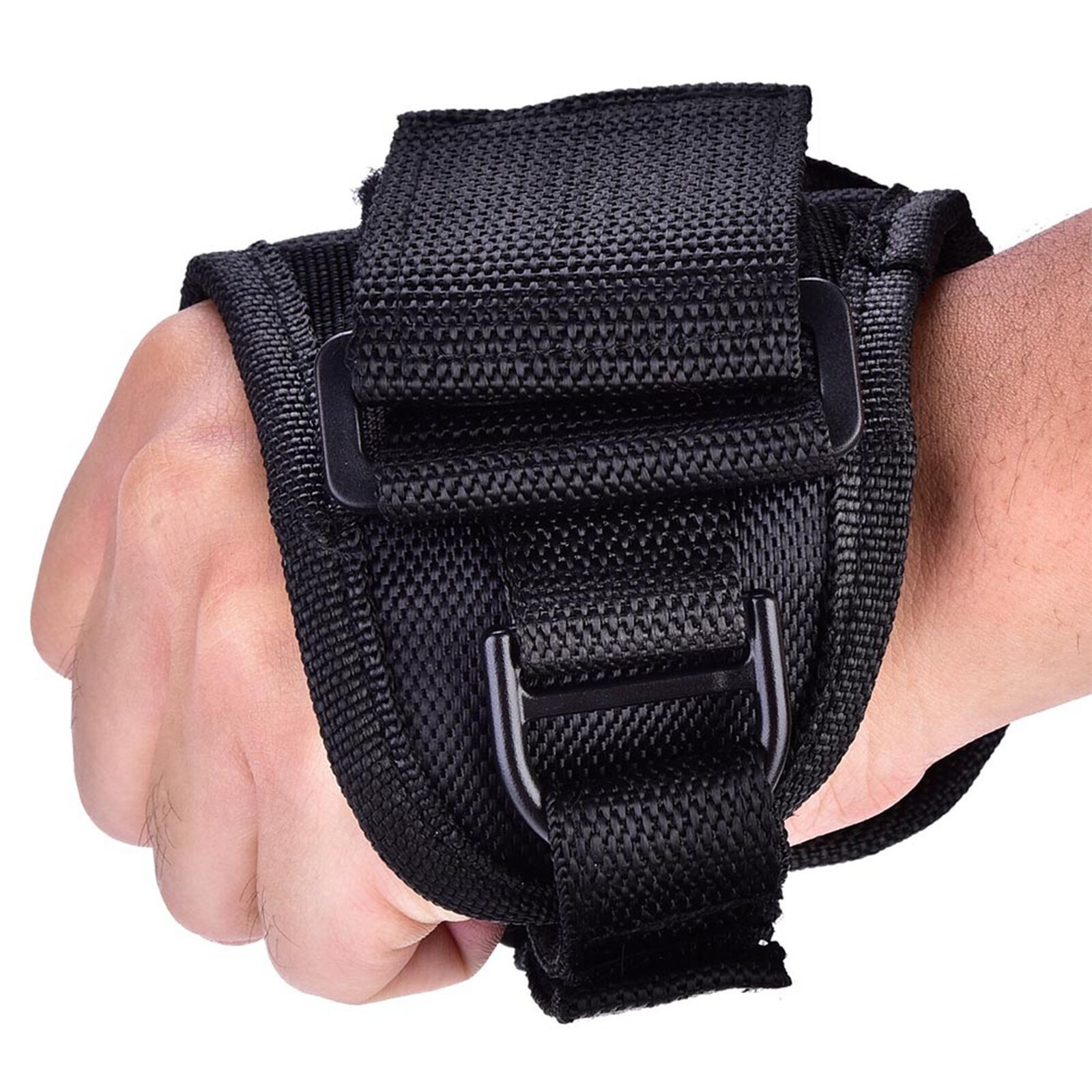 Durable Portable dark Diving Light Flashlight Torch Holder Glove Underwater