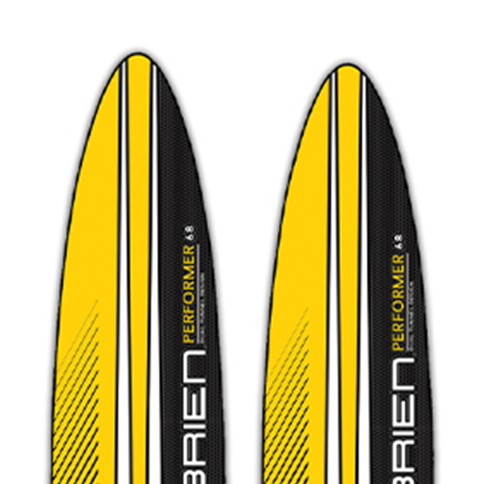 O’Brien Watersports Adult 68 inches Performer Combo Water skis, Yellow and Black