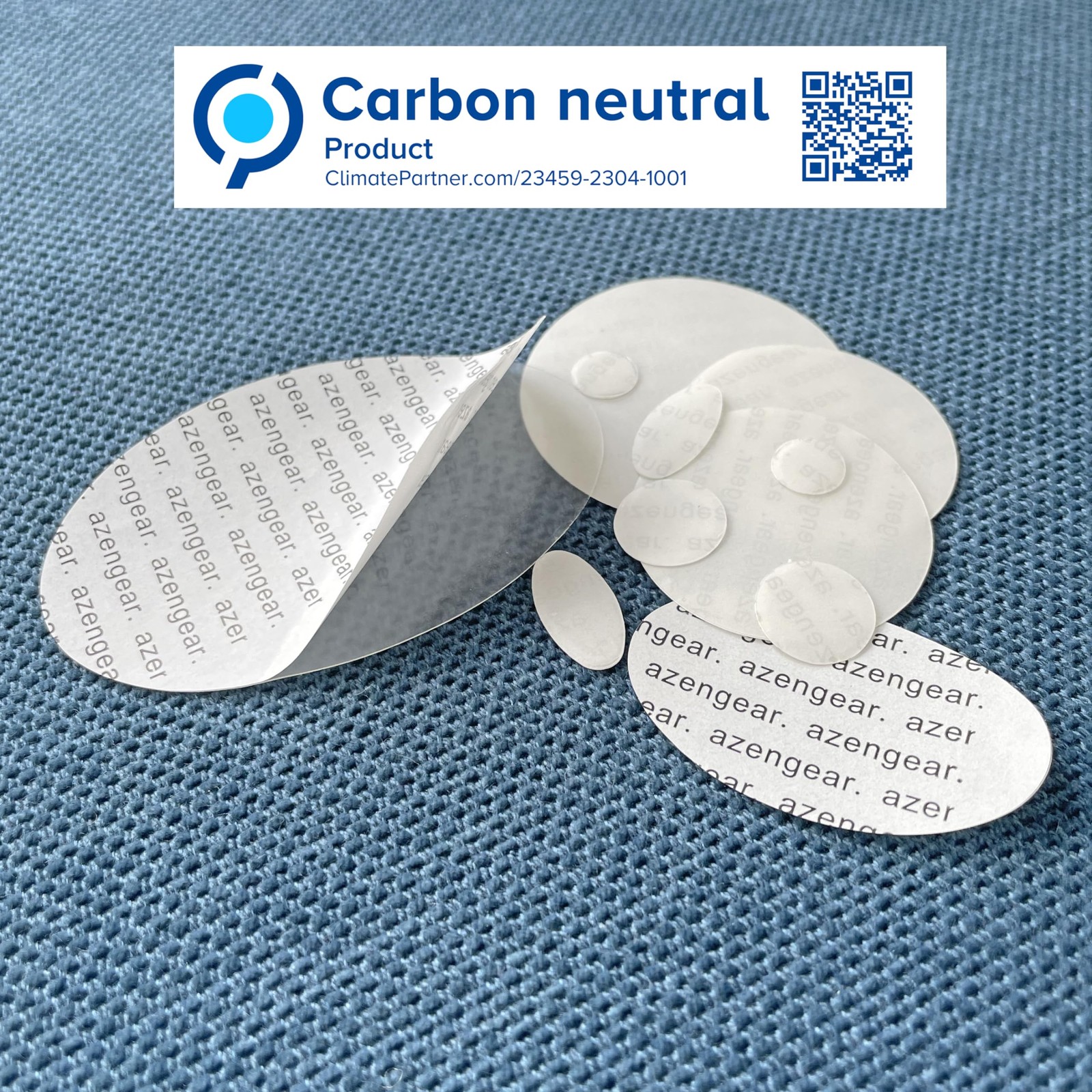 aZengear Repair Patches (30+ Colors) for Different Sizes, Transparent
