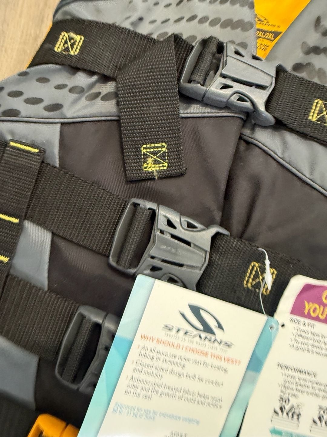 Stearns Infinity Series Antimicrobial Nylon Life Jacket, Adult 2XL/3XL