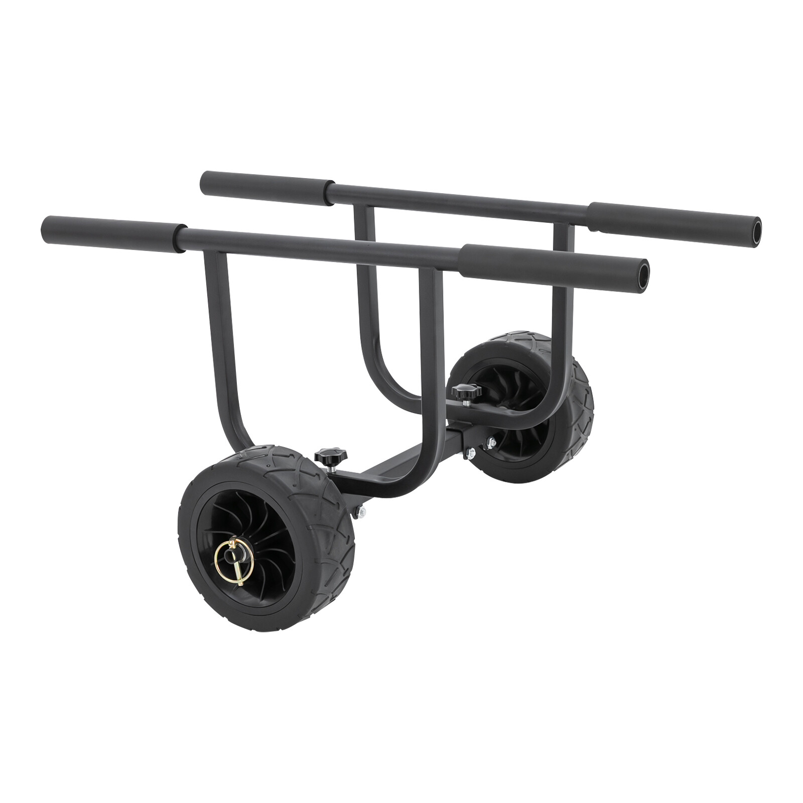 220lbs Kayak Canoe Boat Carrier Dolly Trailer Trolley Transport Cart w/Wheel