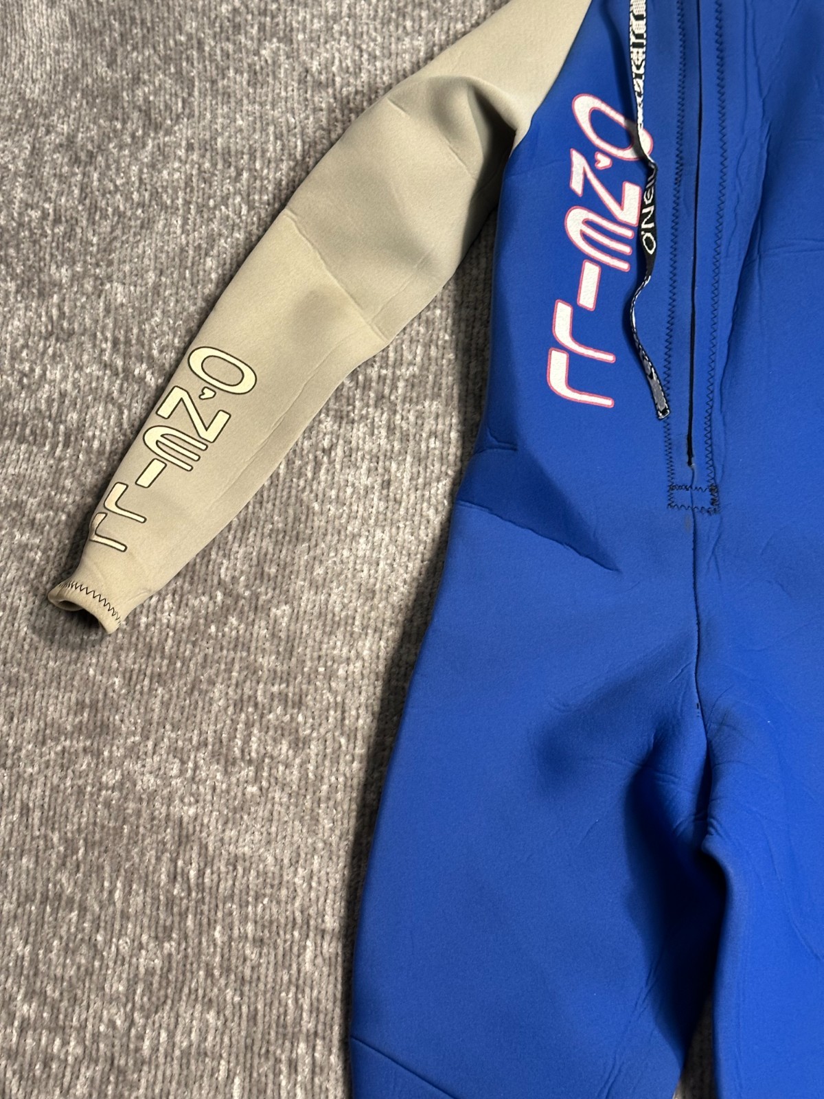 Vintage O’Neill RT-20 The Chill Killer Full Wetsuit Youth Size 14 Blue Gray Surf