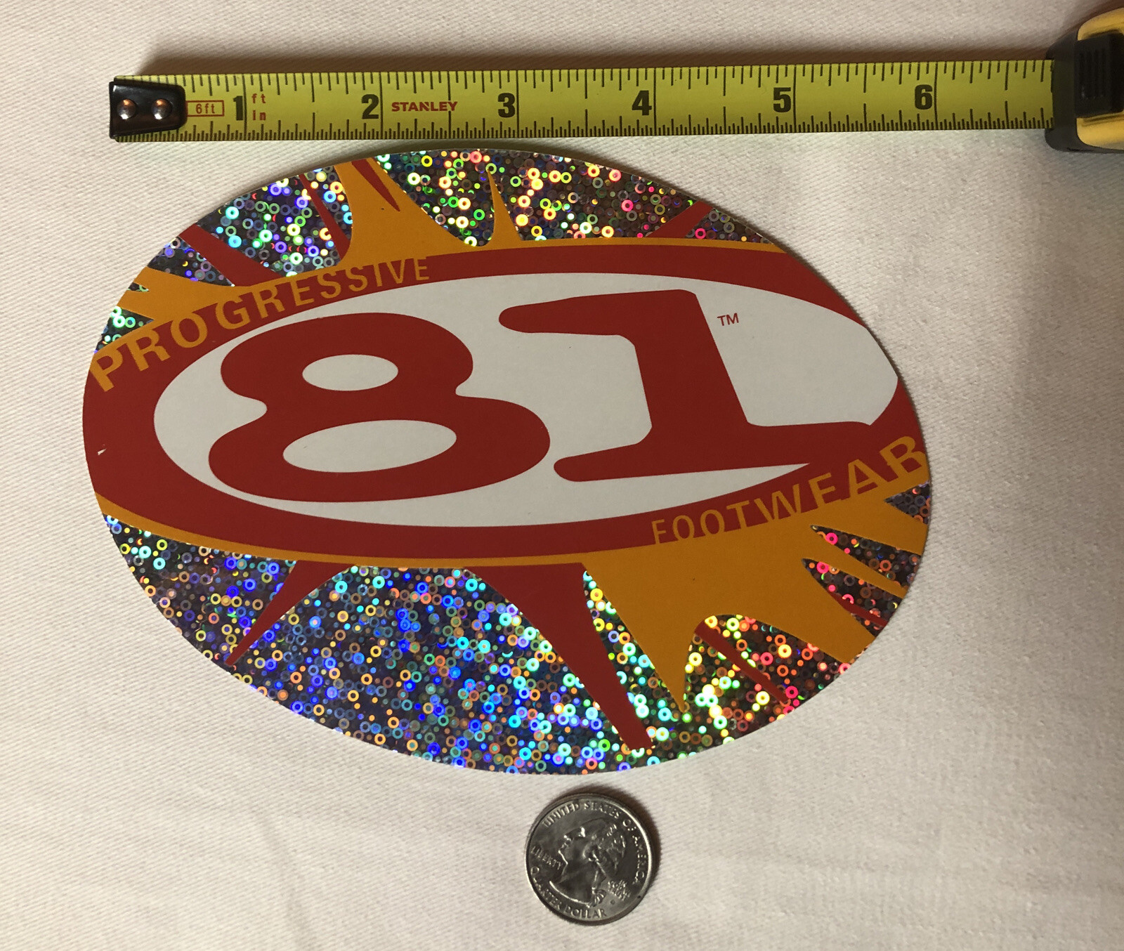 “ PROGRESSIVE 81 FOOTWEAR ” sticker / Decal