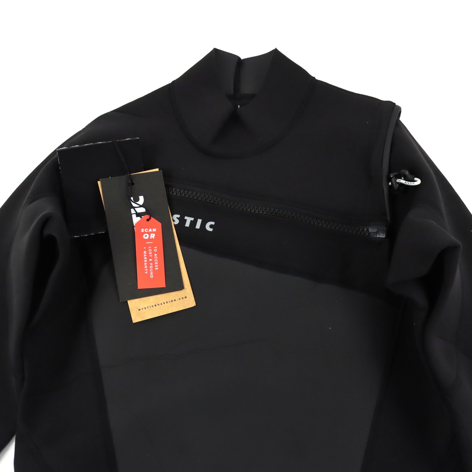 Mystic Brand Front Zip 2/2mm Longarm Shorty Wetsuit in Black Men’s Size Large
