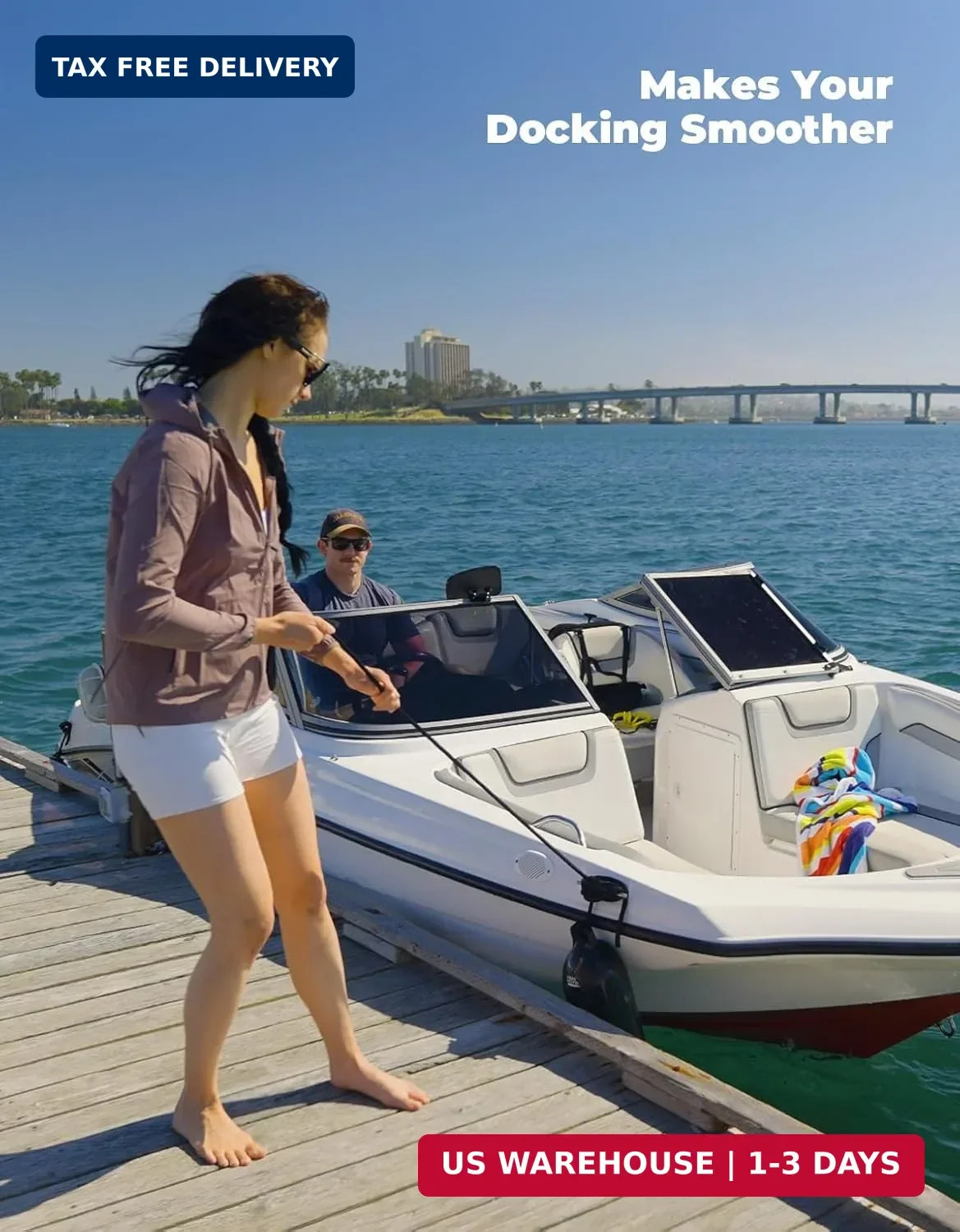 KEMIMOTO Boat Fenders Boat Bumpers for 15-35ft Boat, 4 Pack Inflatable Boat Fend