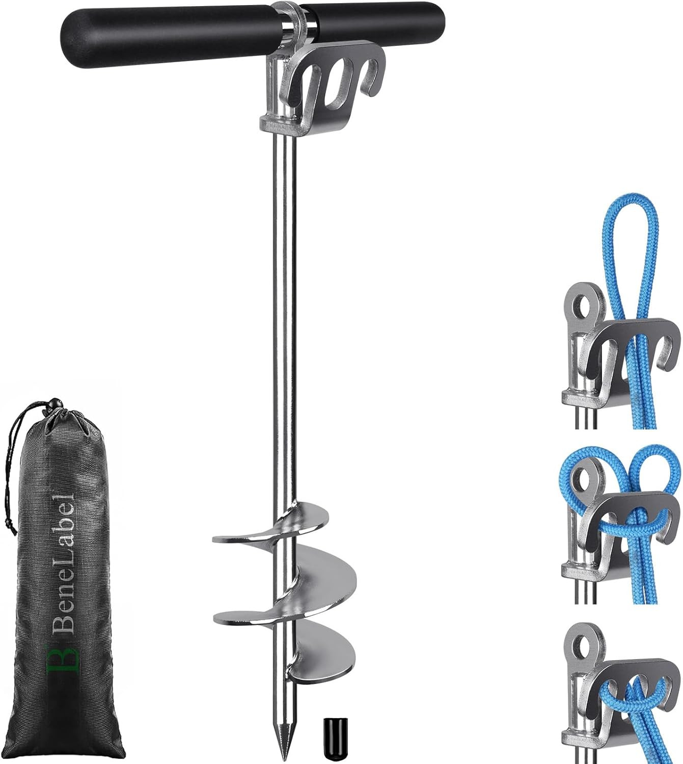 17″ Sand Bar Anchors for Boats 304 Stainless Steel Screw in Boat Anchor |